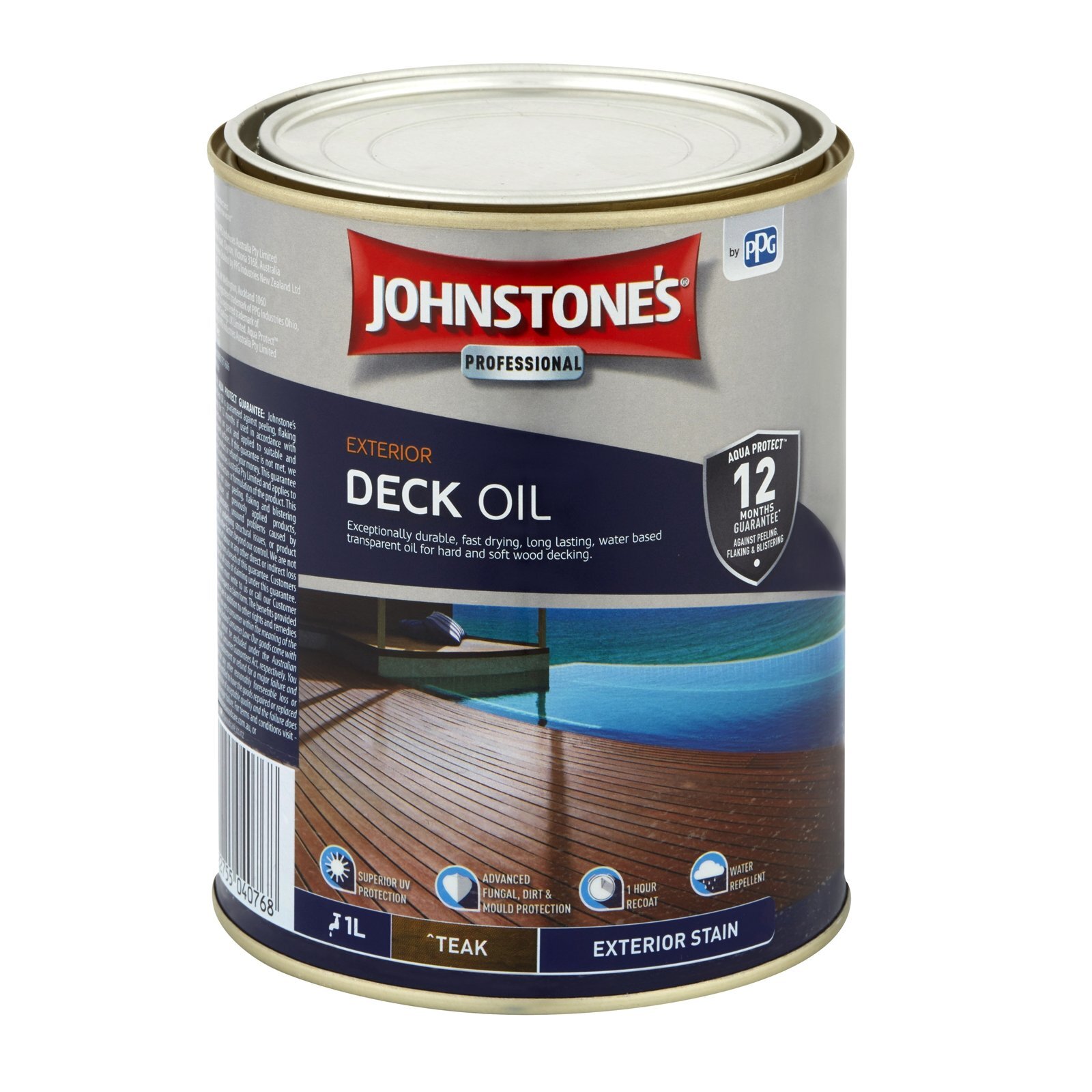 Johnstone's 1L Teak Decking Oil Bunnings Australia