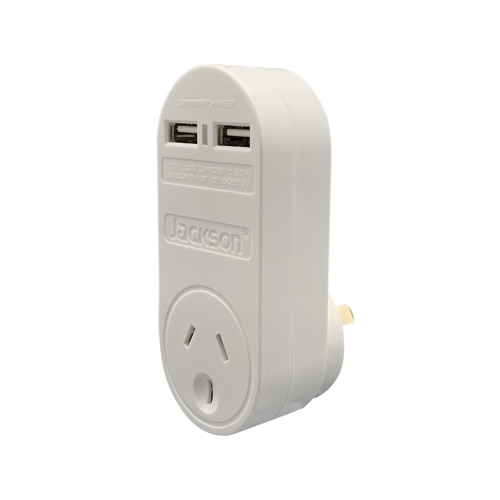 Jackson USB Charger With Dual Ports Bunnings Australia