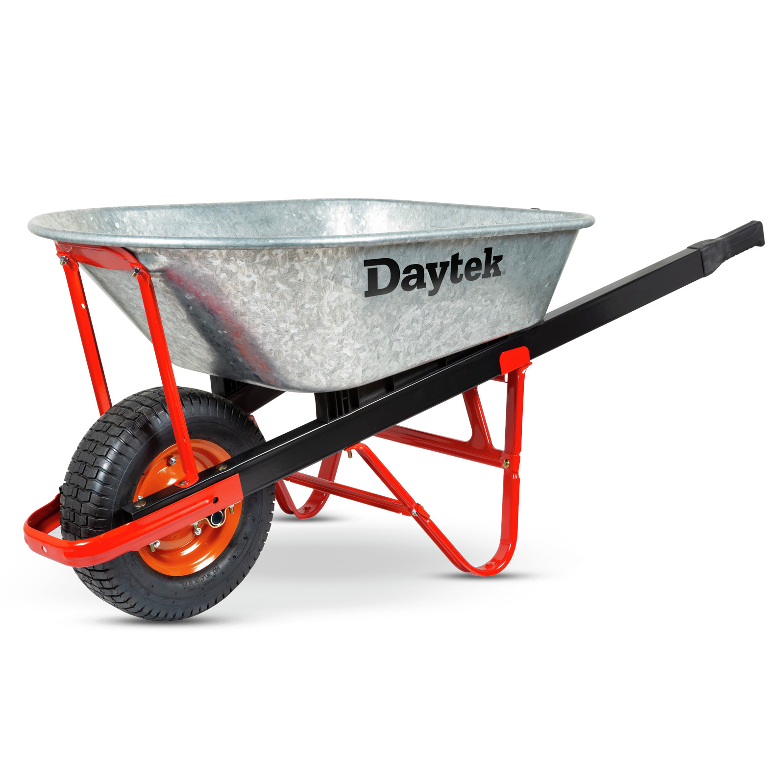 Daytek 100L Galvanised Contractor Wheelbarrow Bunnings Australia