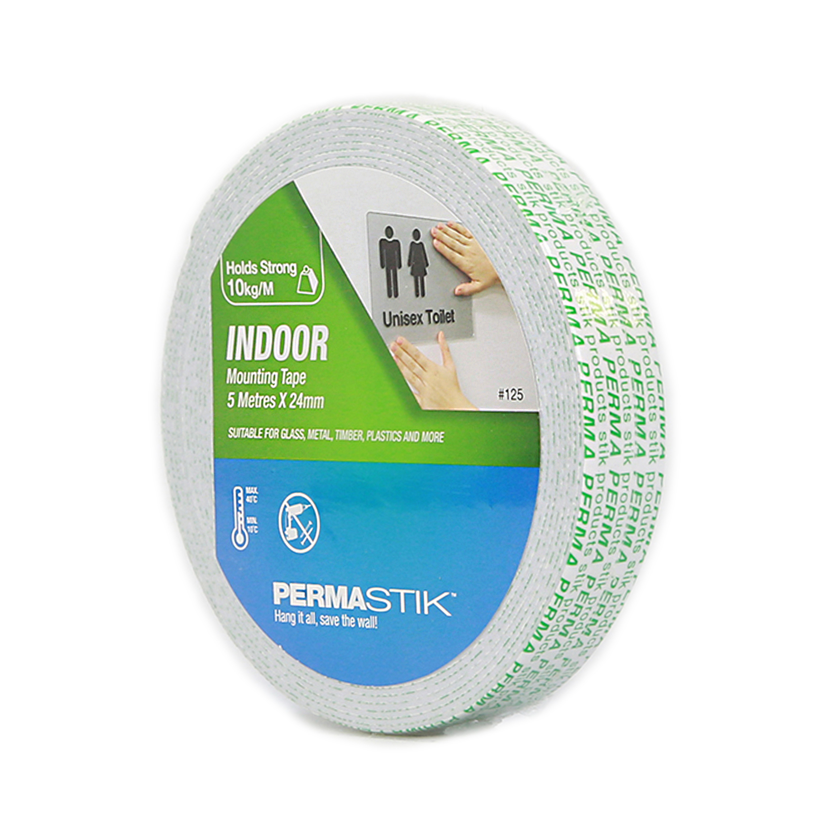 Permastik 5m x 24mm Indoor Mounting Tape Bunnings Australia