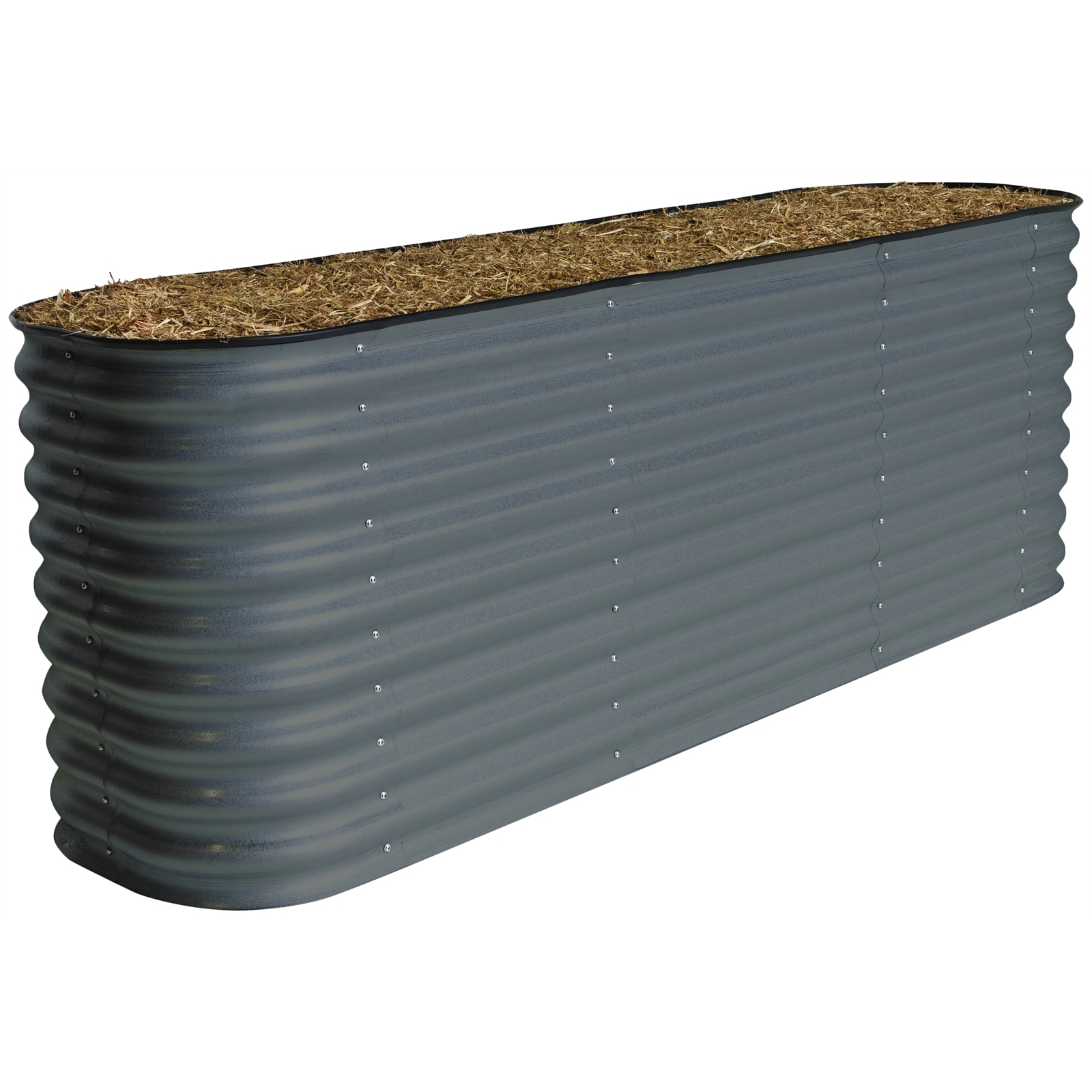 Birdies 740mm Slate Grey 9 In 1 Modular Raised Garden Bed Bunnings