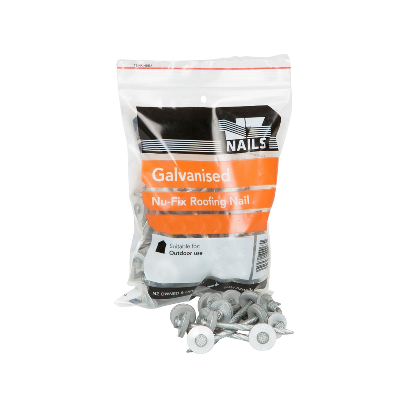 NZ Nails 75mm Galvanised Nufix Roofing Nail 50 Pack Bunnings New