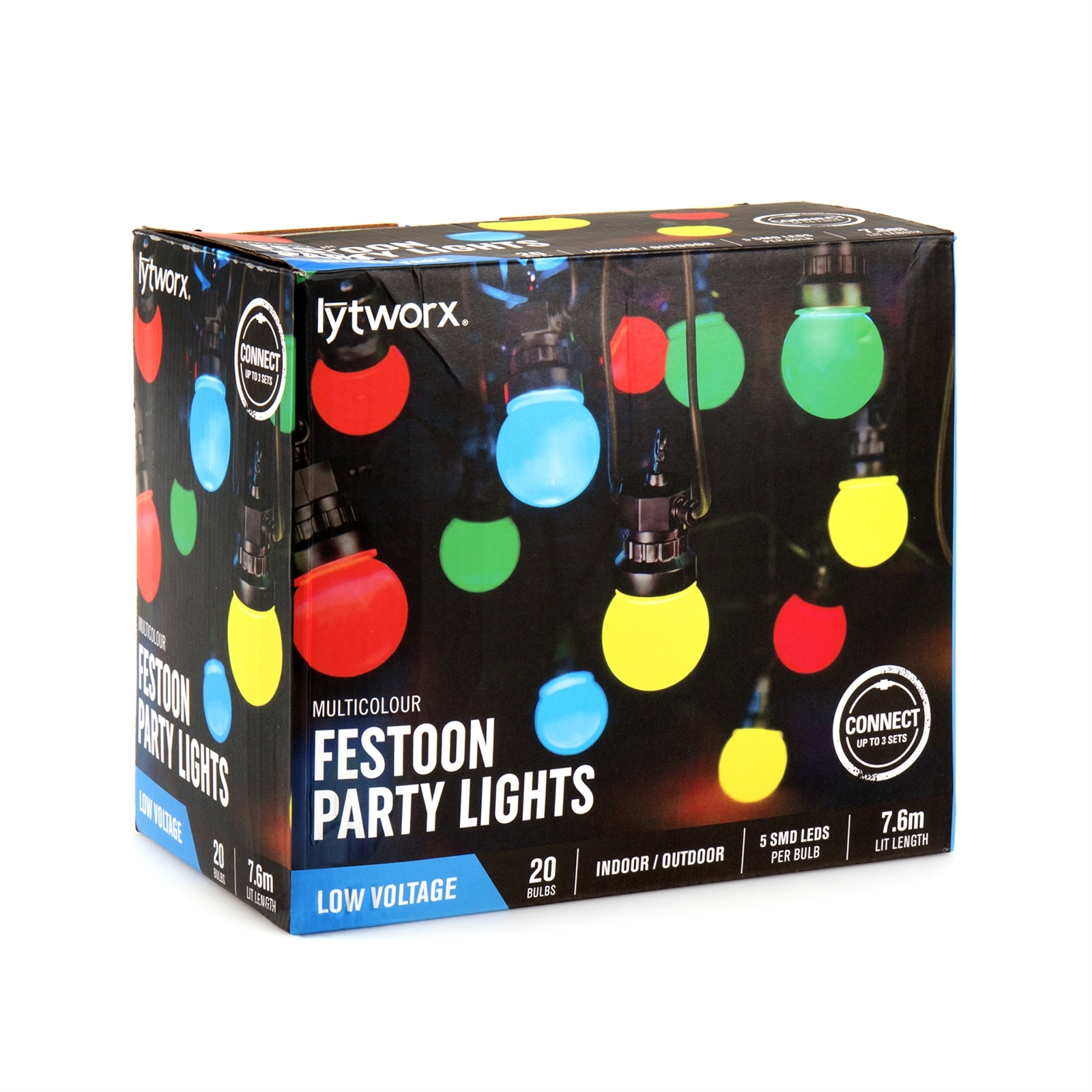 Lytworx Multi Connectable Festoon Party Lights 20 Pack Bunnings