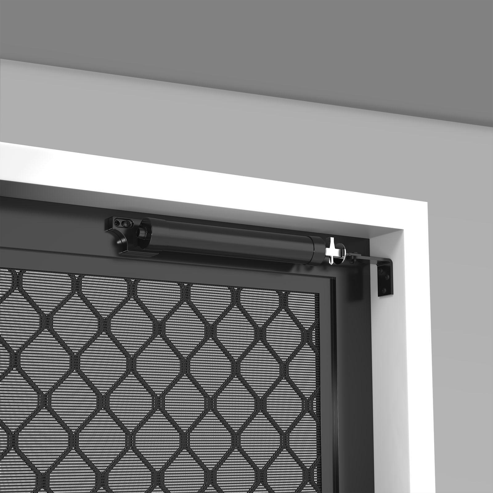 Rolltrak Black Hinged Door Closer Bunnings Australia