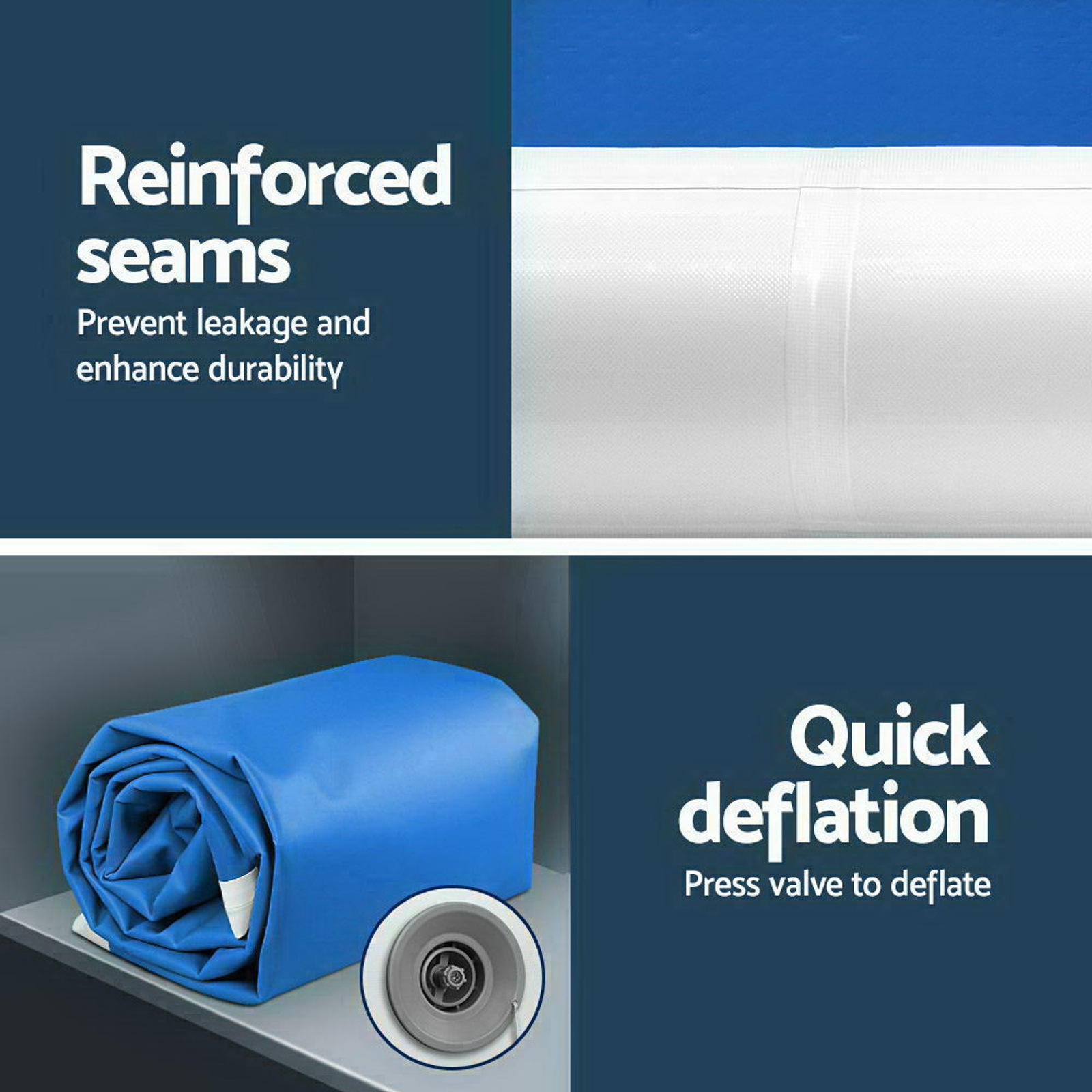 Everfit 5X1M Airtrack Inflatable Air Track Tumbling Mat Gymnastics