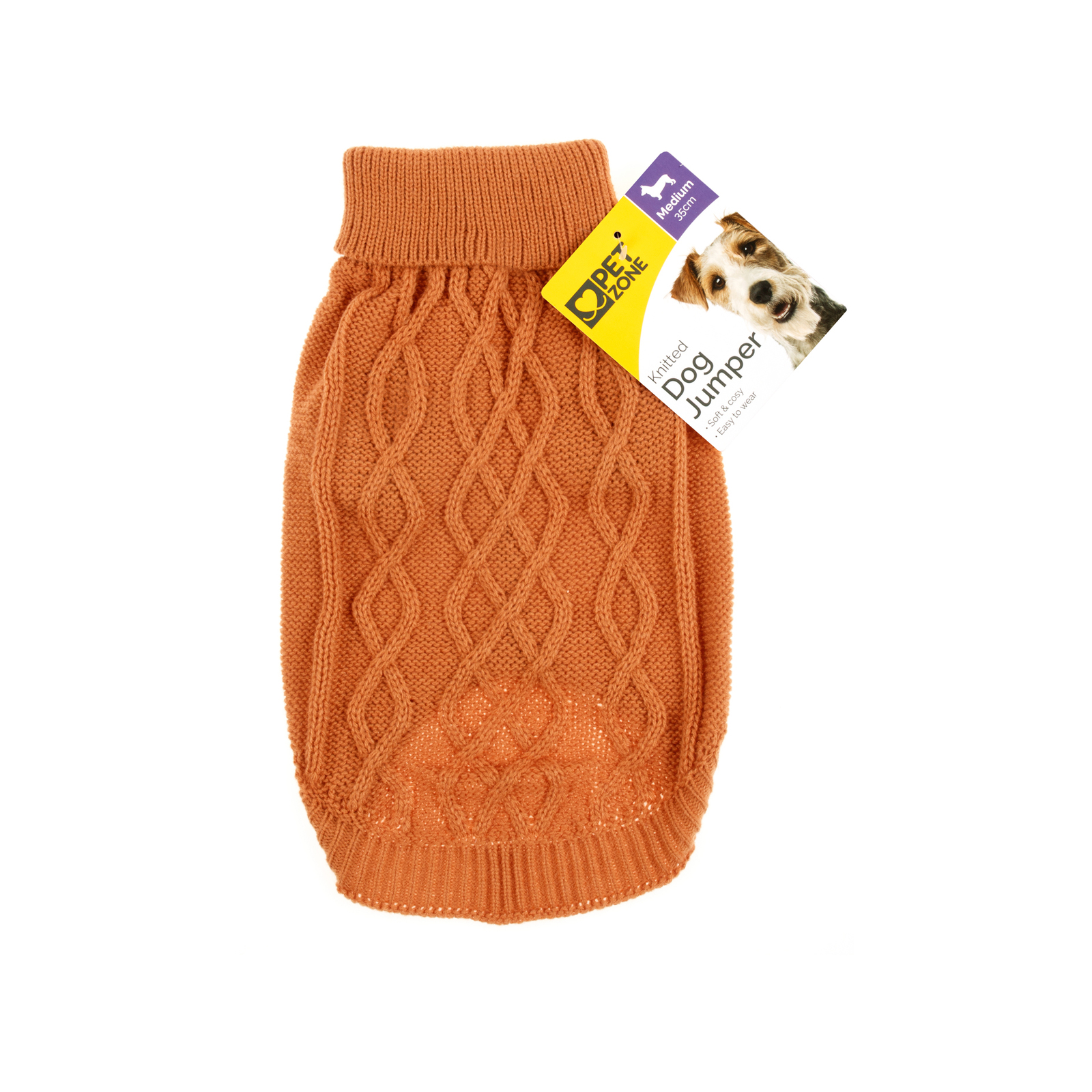 Pet Zone 35cm Knitted Dog Jumper 3 Assorted Colours Bunnings Australia