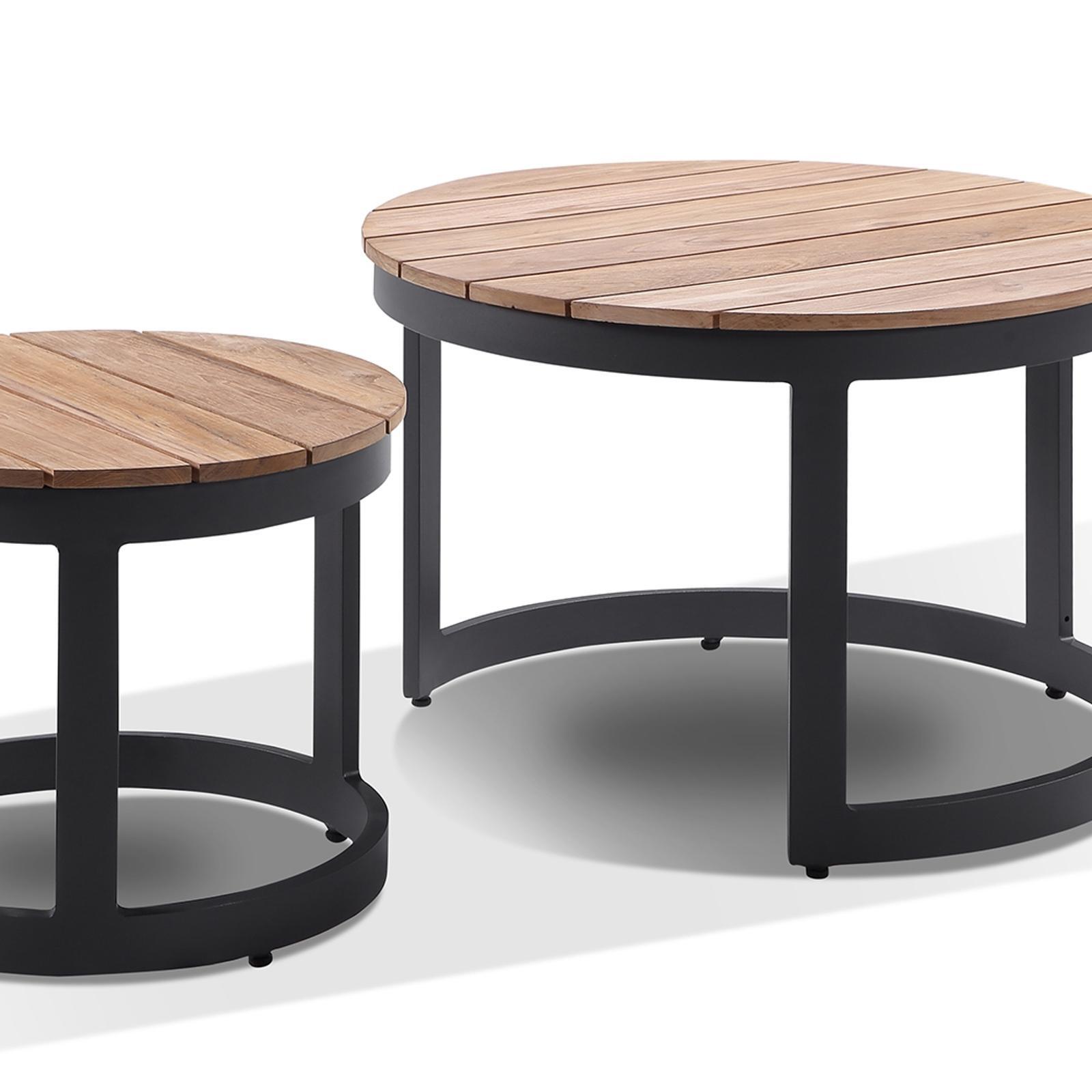 Balmoral Package E Outdoor Aluminium And Teak Lounge Setting With