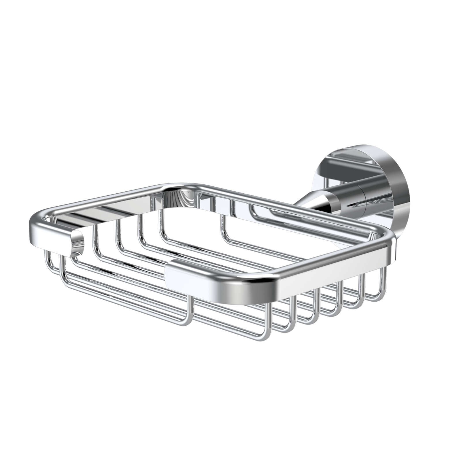 Caroma Polished Chrome Cosmo Metal Soap Basket Bunnings New Zealand