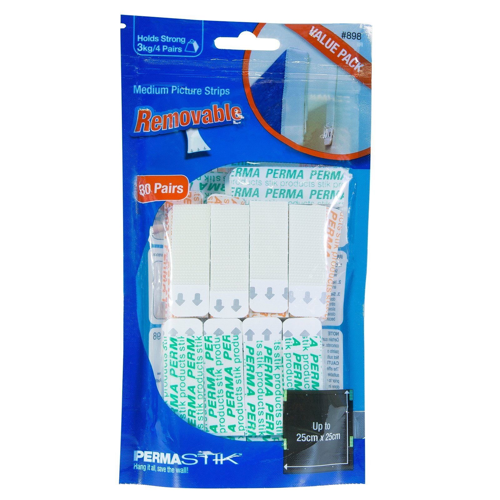 Permastik Medium Picture Strips 30 Pairs Bunnings New Zealand