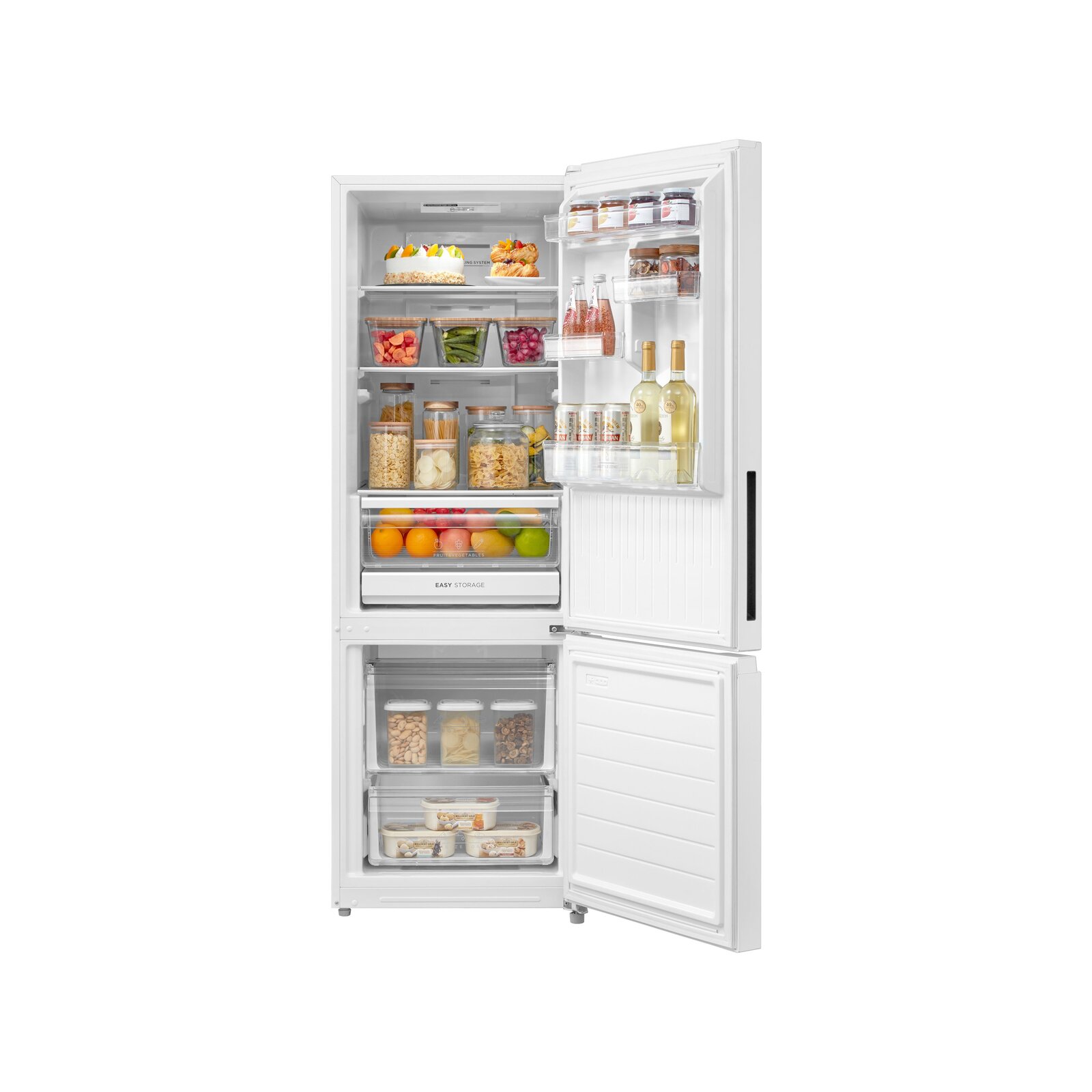 Esatto 325L White Bottom Mount Refrigerator EBM325W Bunnings Australia