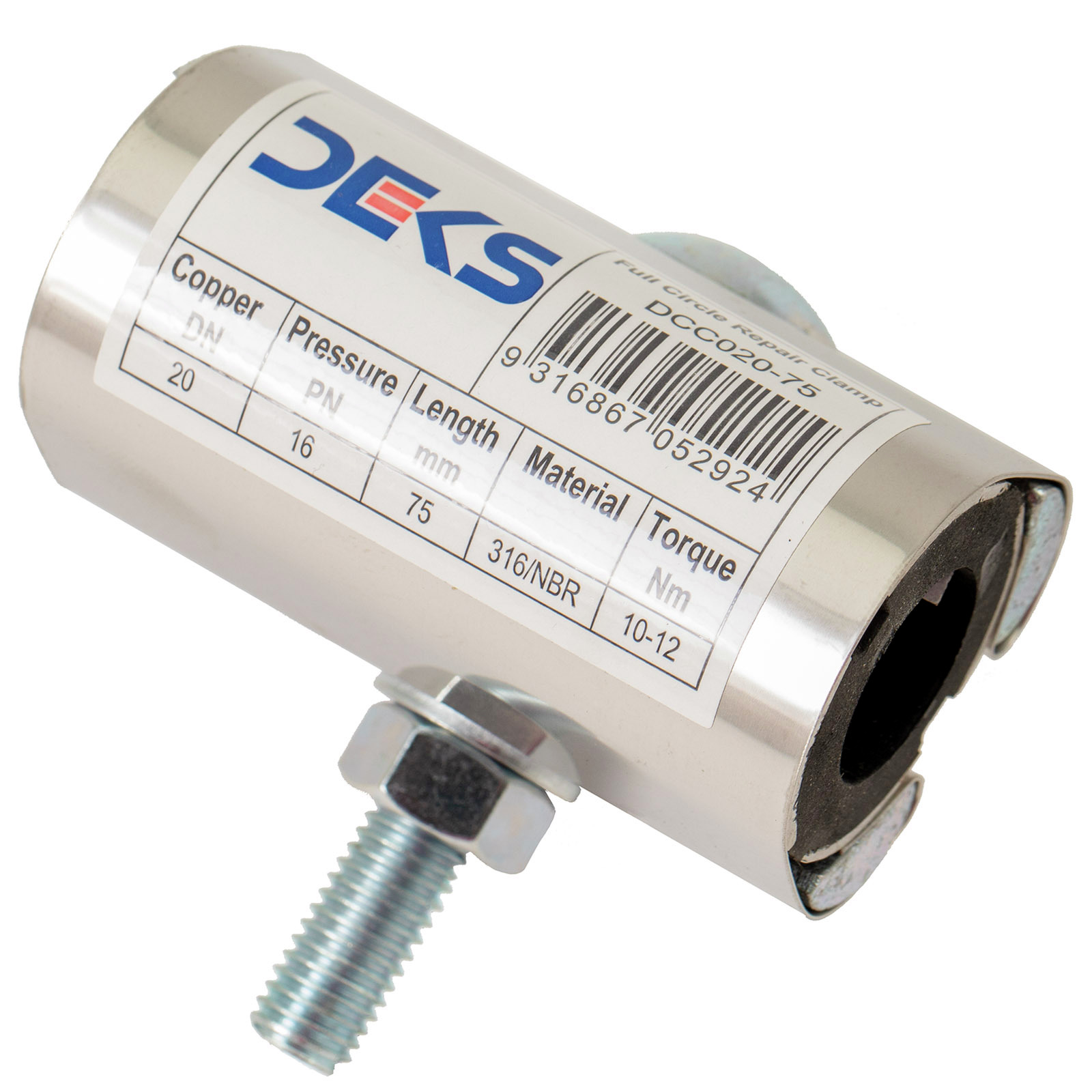 Deks 20mm Stainless Steel Copper Repair Clamp Bunnings Australia