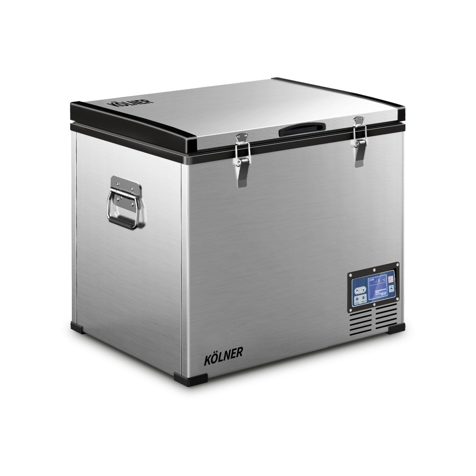 Kolner 95L Stainless Steel Portable Fridge Chest Freezer Bunnings