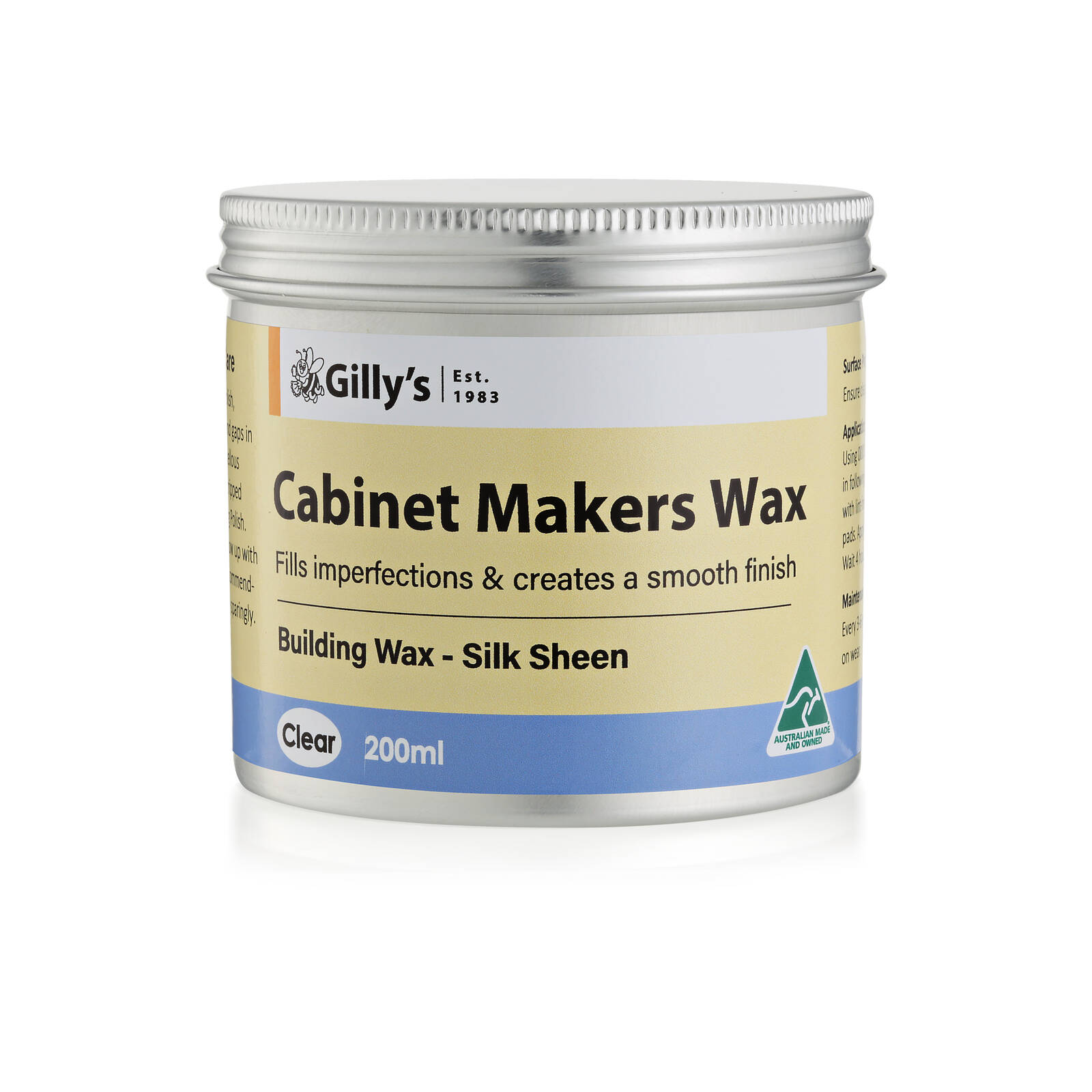 Gilly's 200ml Clear Makers Wax Bunnings New Zealand