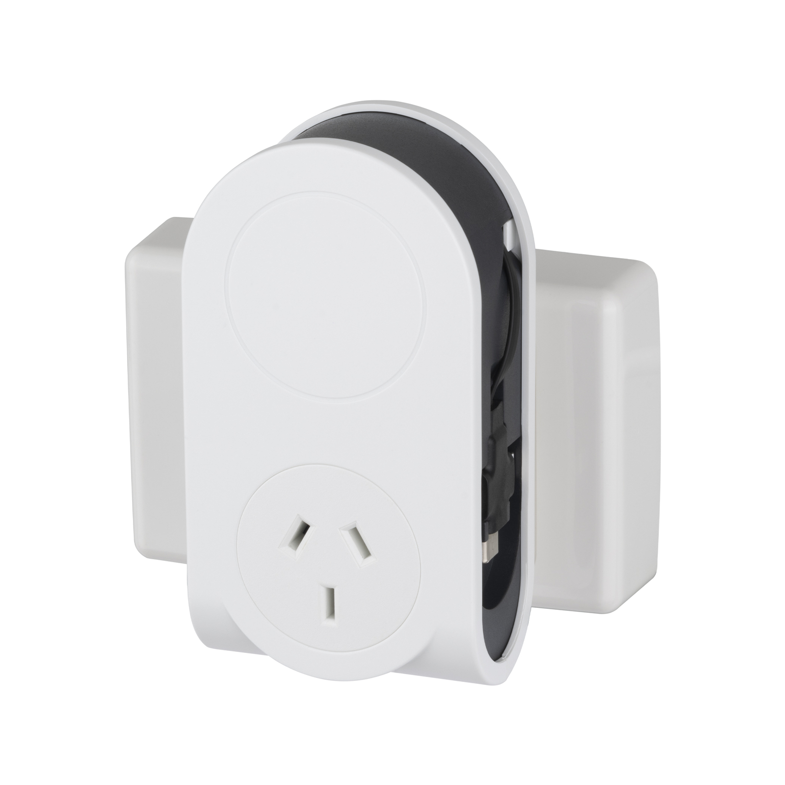 Arlec Power Adaptor With Retractable USB Cable Bunnings Australia