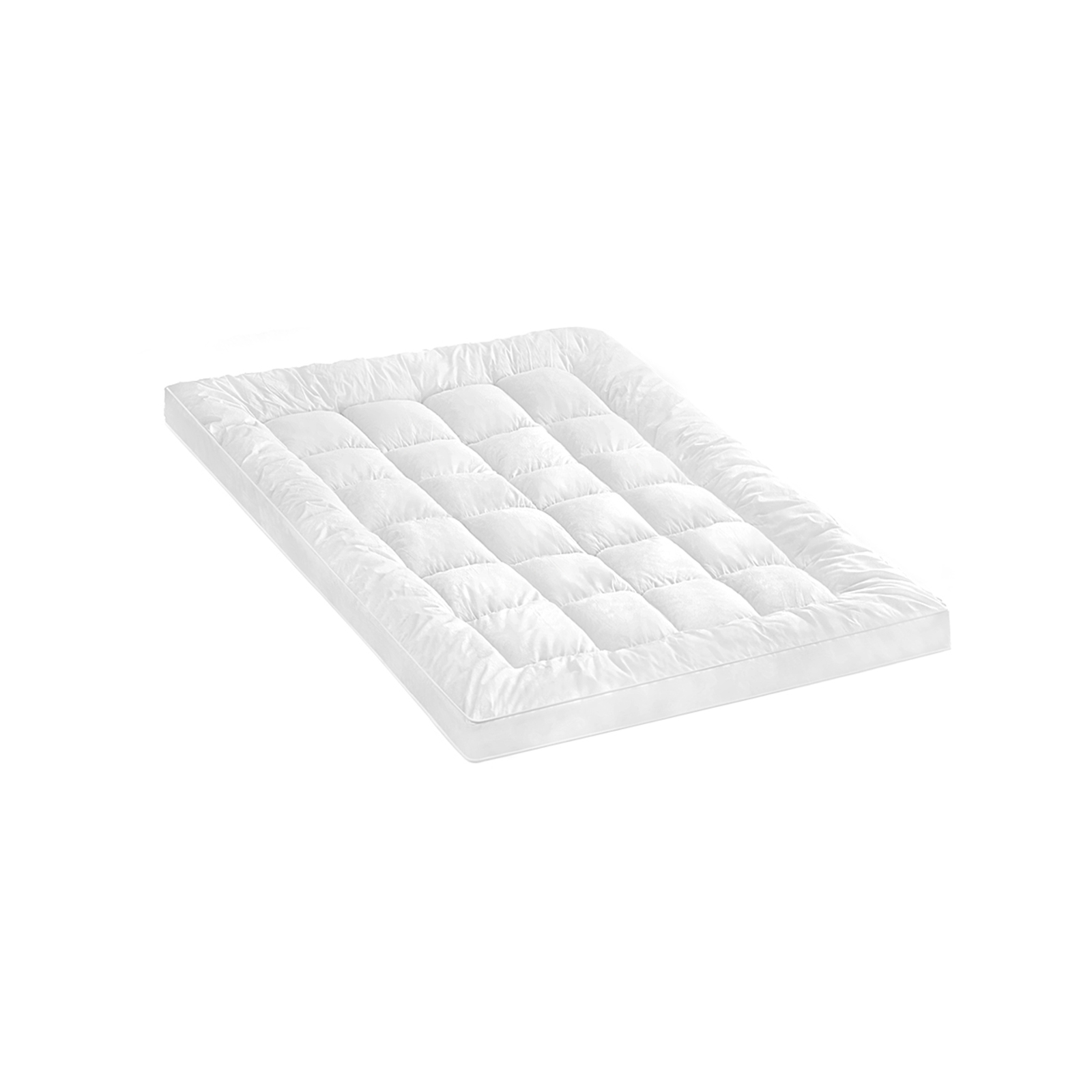 Mona Bedding Bamboo Fibre Pillowtop Mattress Topper Pad Protector Cover