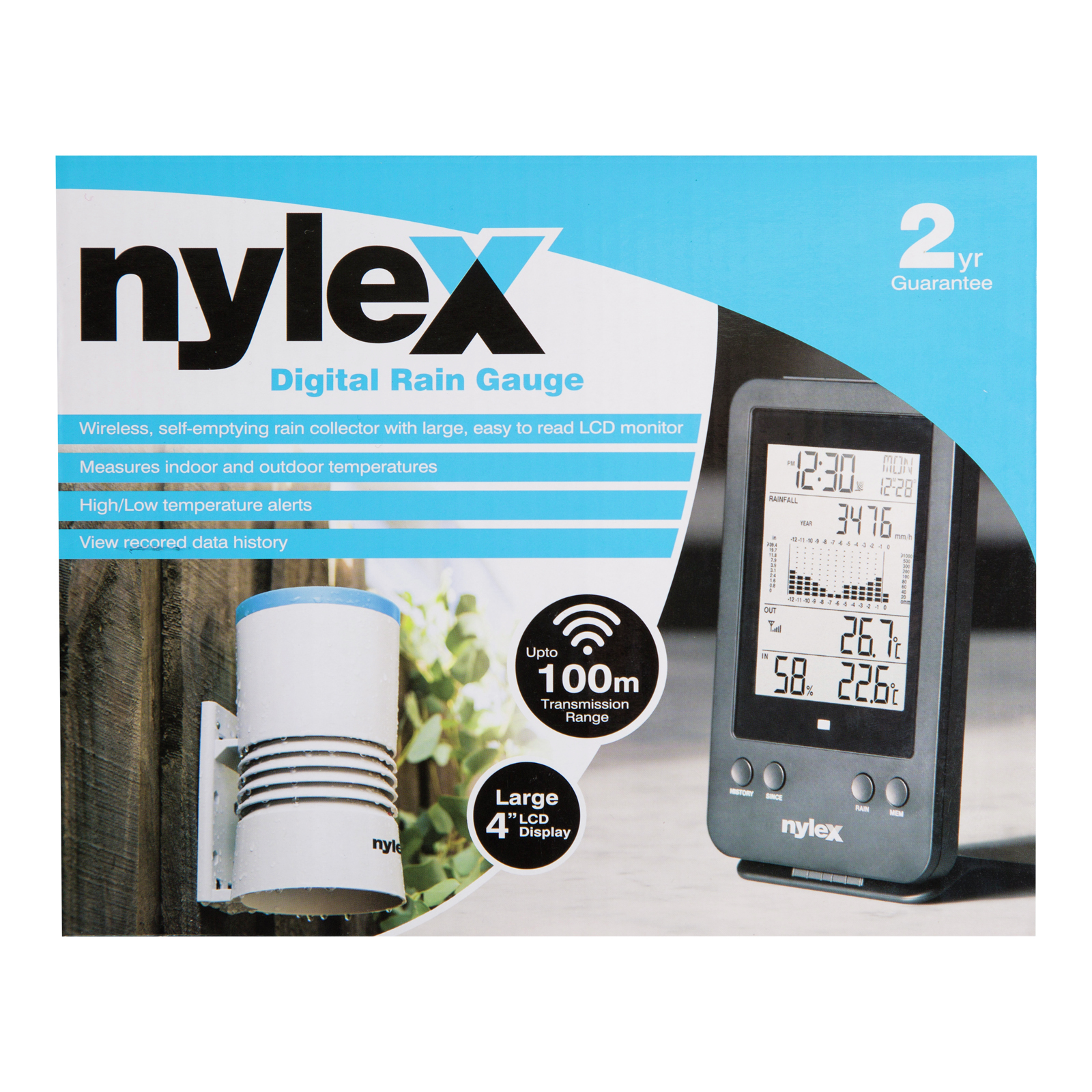 Nylex Digital Rain Gauge Bunnings Australia
