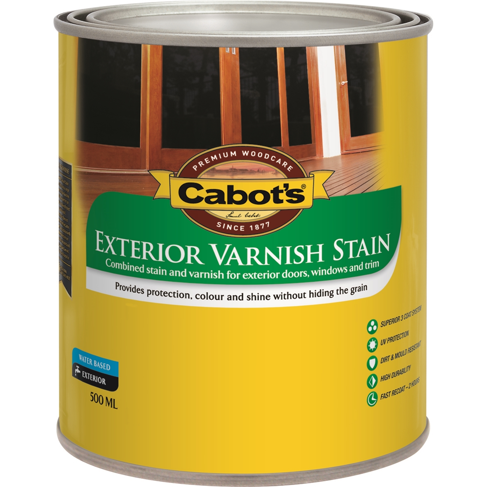 Cabot's 500ml Tint Base Exterior Varnish Stain Bunnings