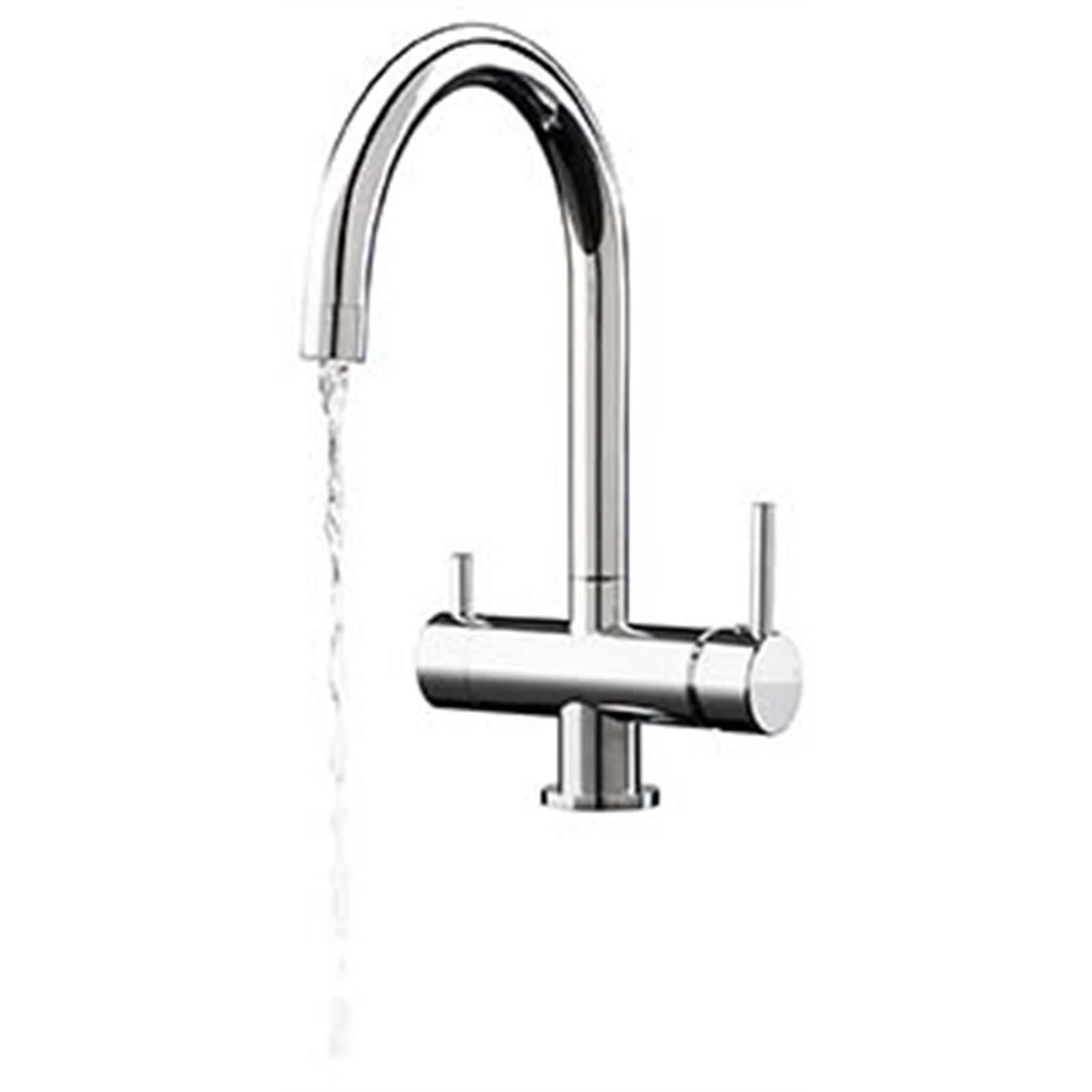 Aquaport Chrome Curved 3 Way Filtered Water Mixer Bunnings Australia
