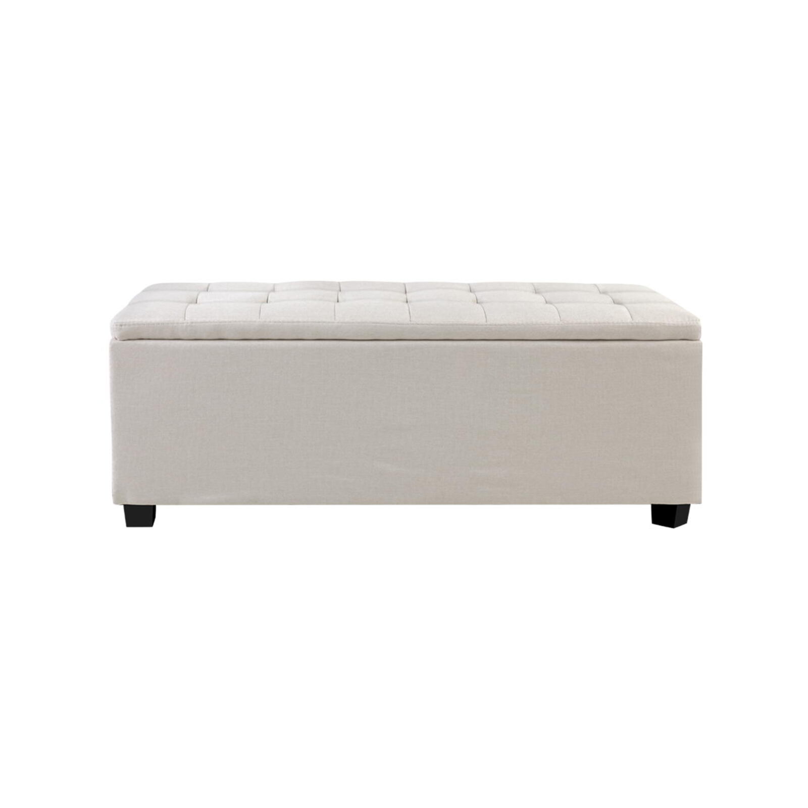 Artiss Storage Ottoman Blanket Box Large Seat Fabric Foot Stool Chest
