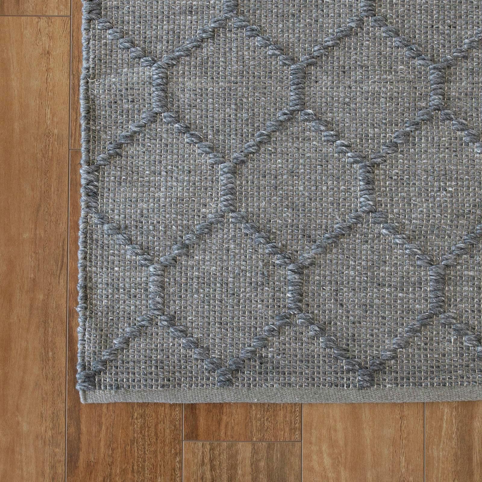 Smart Home Products 180 x 130cm Black Blend Carpathian Flat Weave Rug