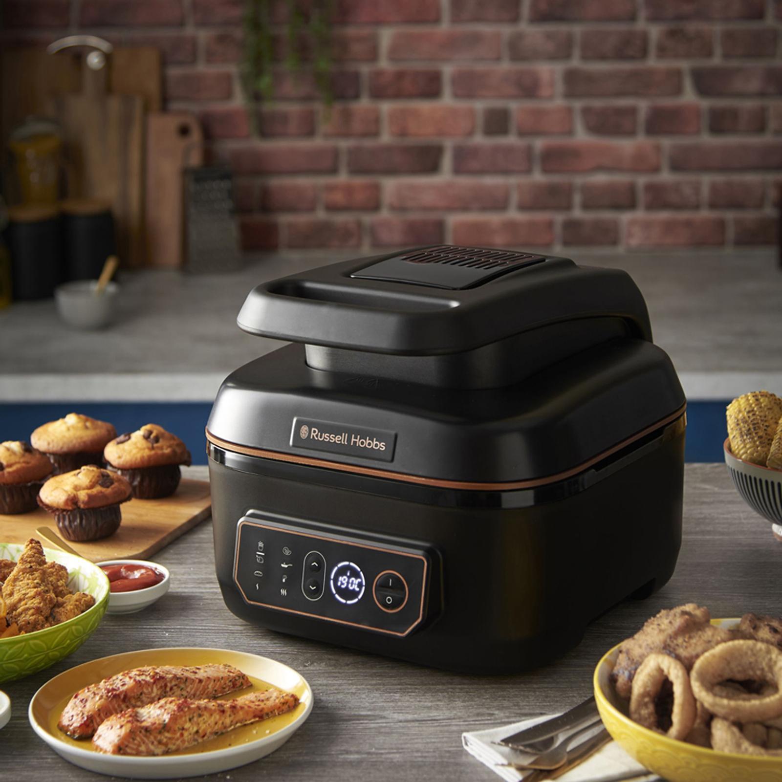Russell Hobbs RHMCAF40 SatisFry 5.5L Air & Grill MultiCooker Black