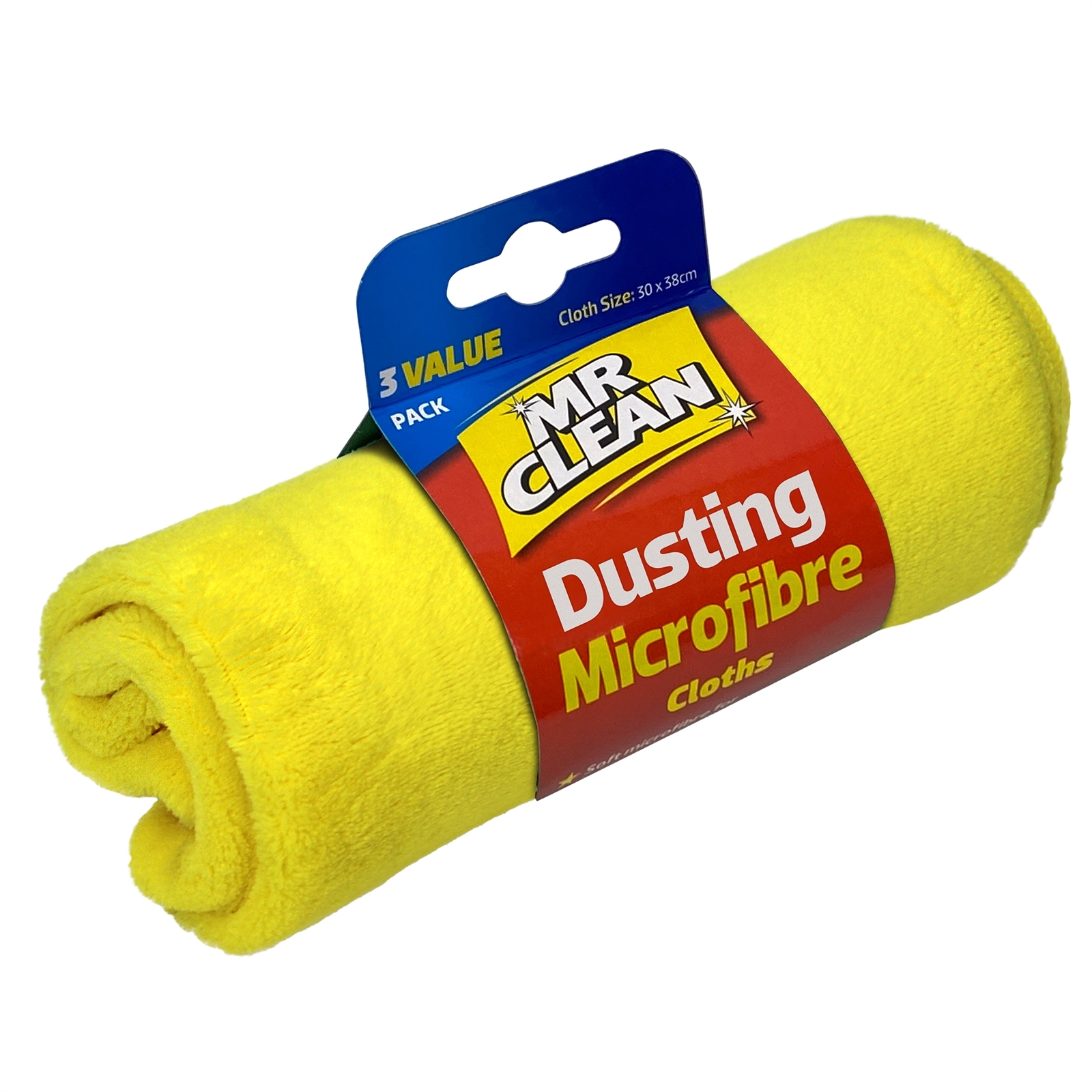 Mr Clean Plush Microfibre Dusting Cloths 3 Pack Bunnings Australia