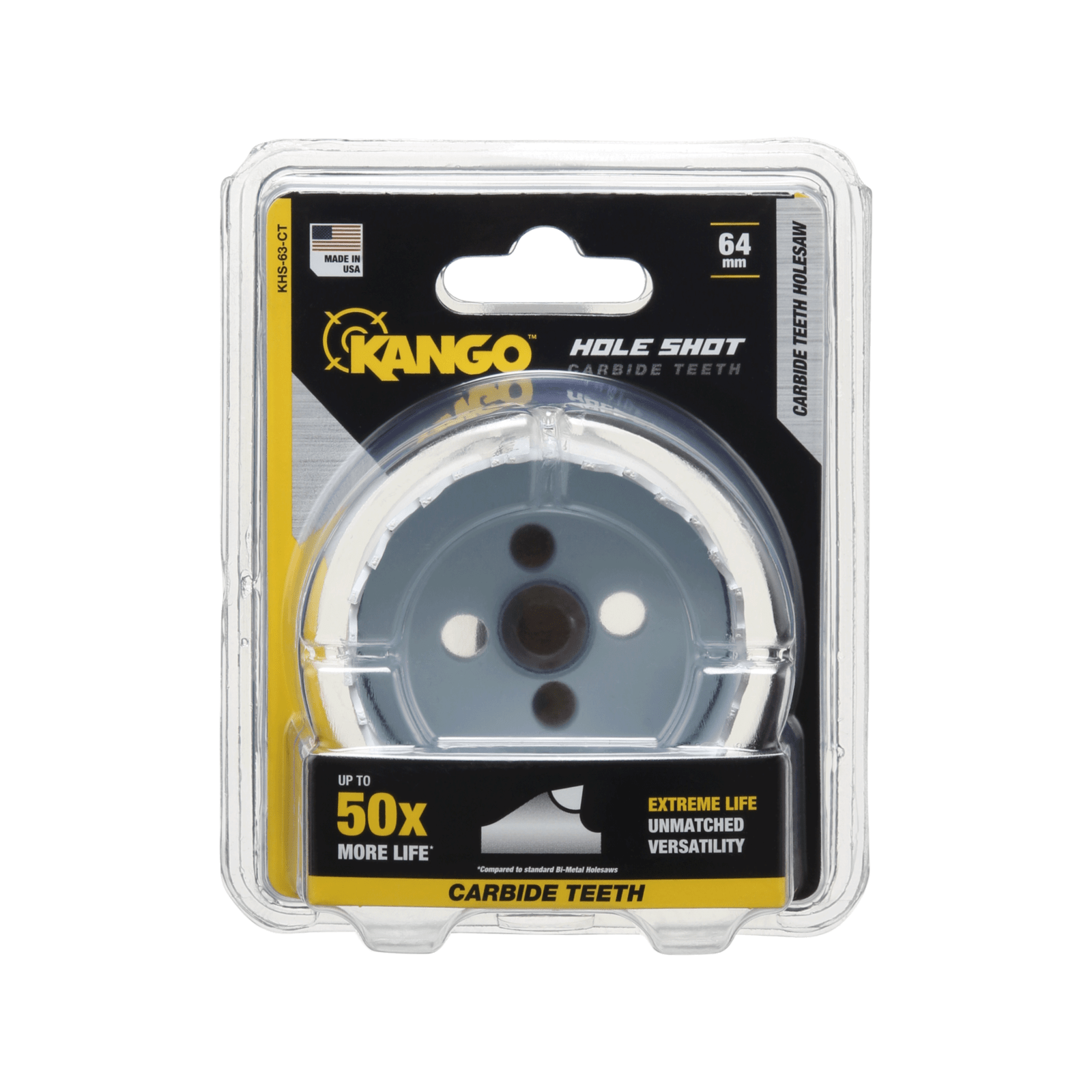 Kango 64mm 5TPI Hole Shot Carbide Teeth Hole Saw Bunnings New Zealand