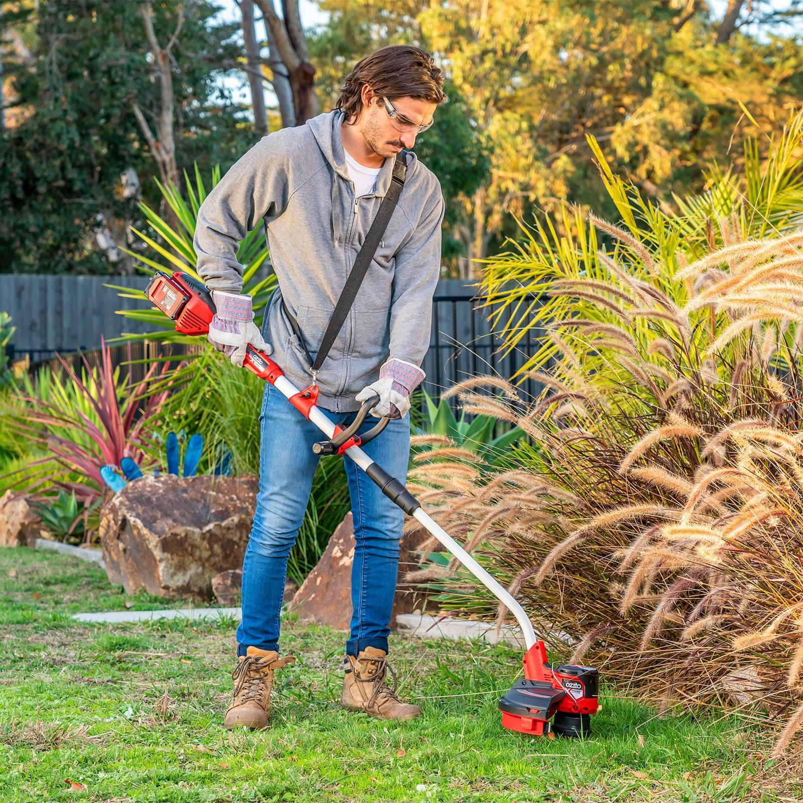 Ozito PXC 36V (2 x 18V) 300mm Cordless Line Trimmer Skin Only