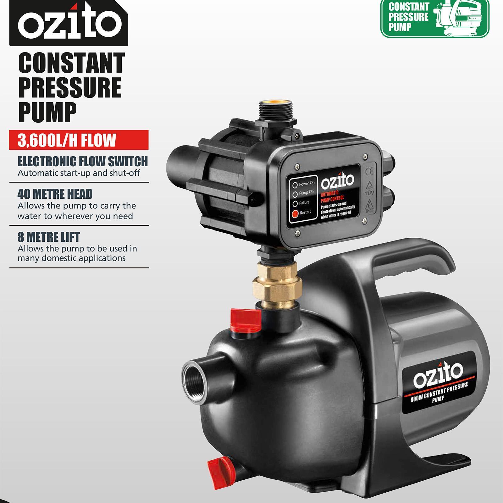 Ozito 800W Constant Pressure Pump Bunnings New Zealand