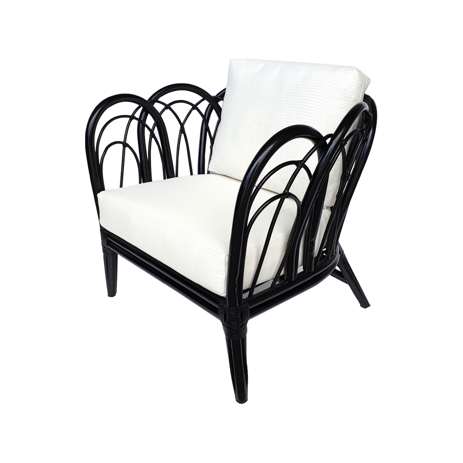 Black Rattan Florence Occasional Chair Bunnings Australia