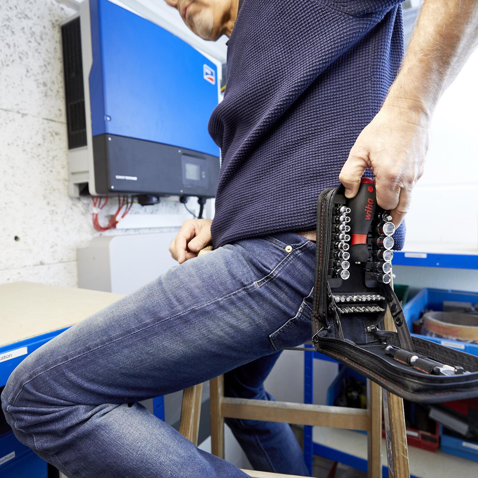 Wiha 1/4" 40 Piece Socket And Screw Driver Bit Set Bunnings New Zealand