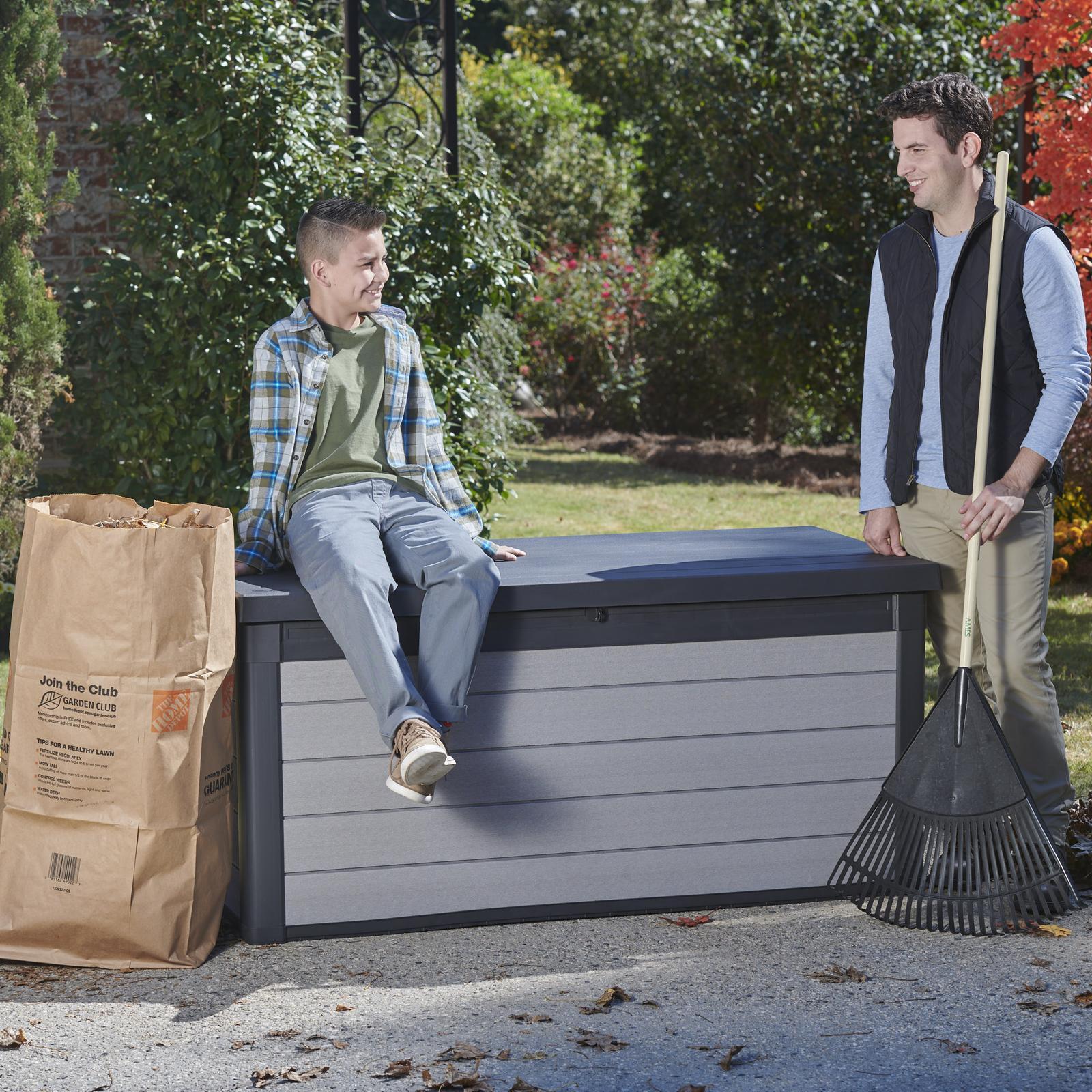 Keter 570L Denali Outdoor Storage Box Bunnings Australia