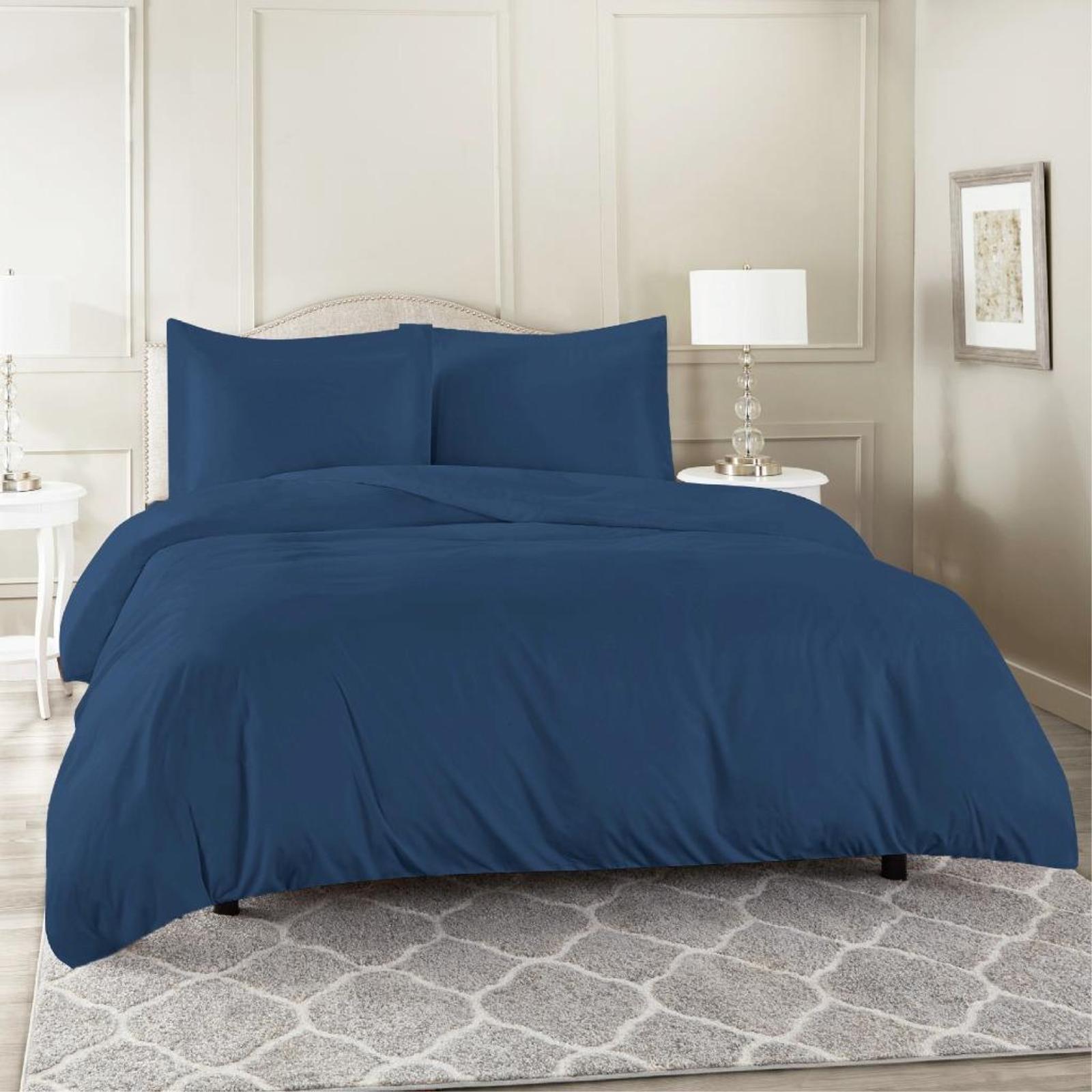 Luxor Super King Ocean Color 1000TC 100 Cotton Quilt Doona Duvet Cover Pillowcase Set