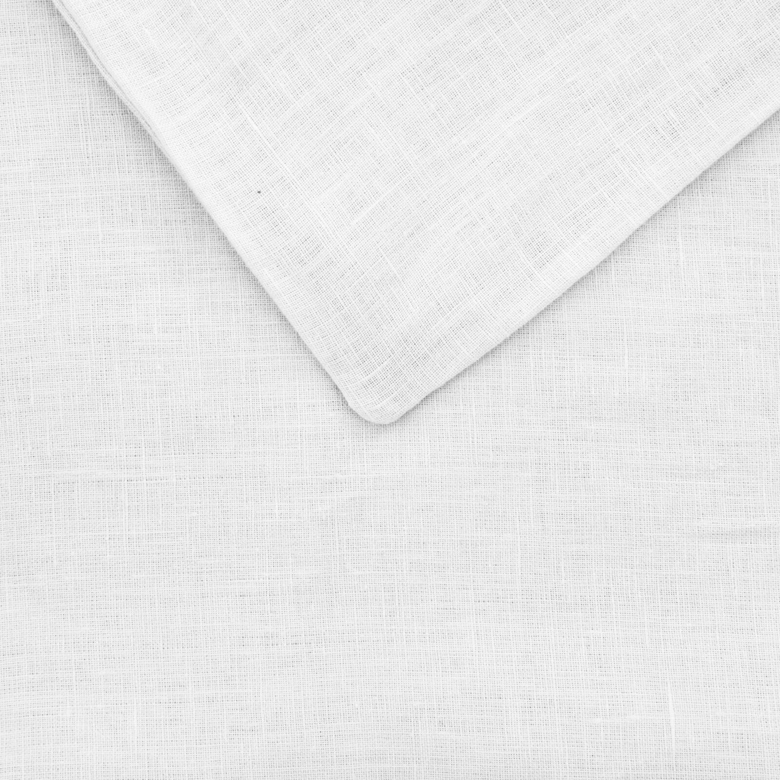 Natural Home Flax Linen Quilt Cover Set White (Single, Double, Queen