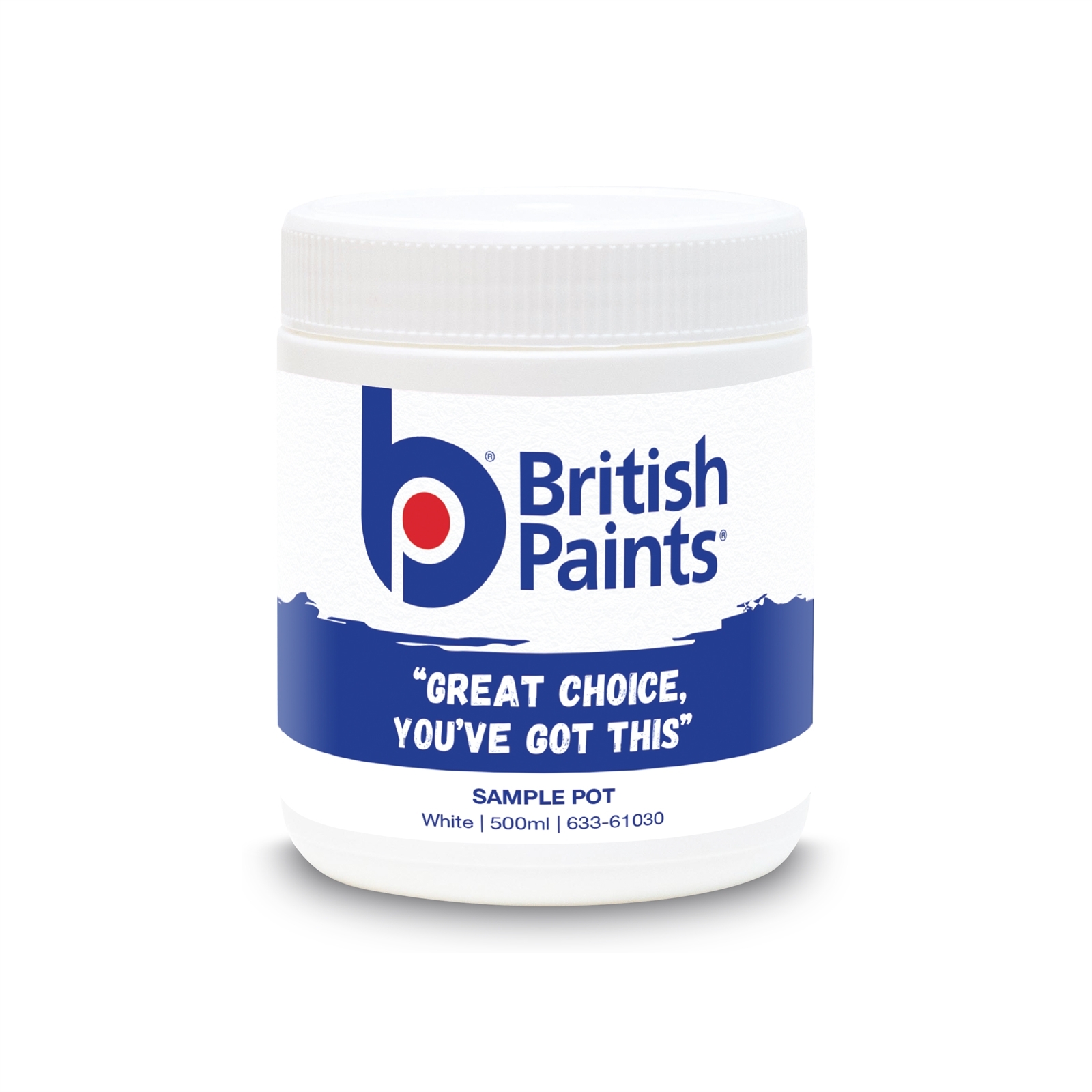 British Paints 500ml White Sample Pot Bunnings Australia