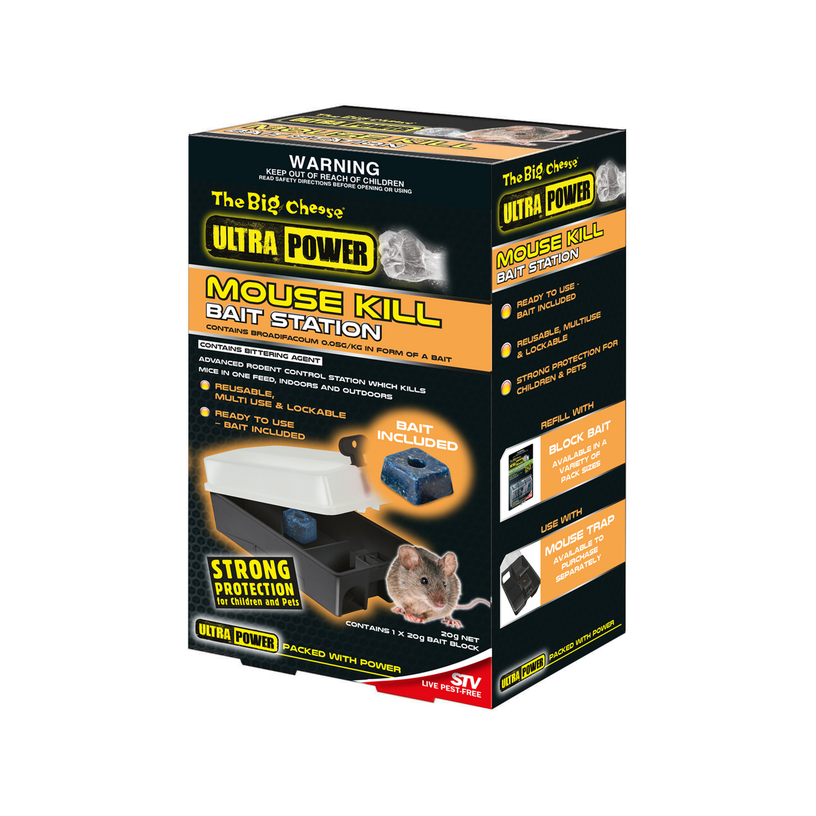 Big Cheese Ultra Power Mouse Kill Bait Station Bunnings New Zealand