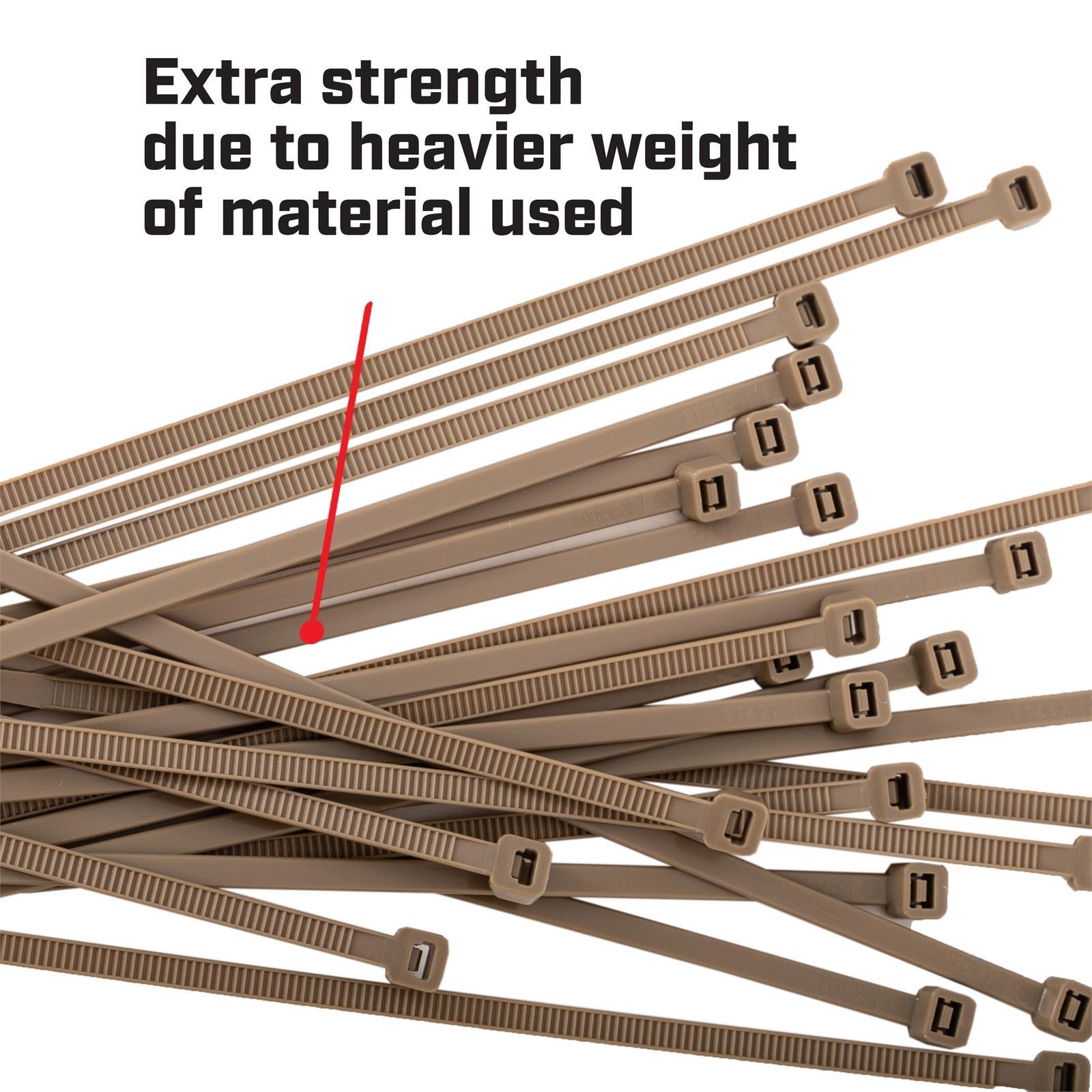 Crescent 200 x 4.6mm Outdoor Universal Cable Ties 25 Pack Bunnings