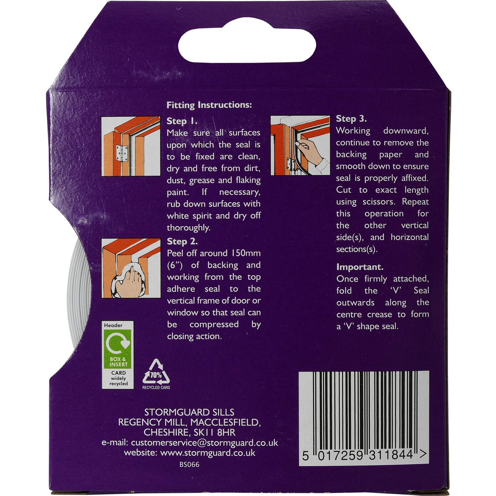 Stormguard VSeal White Draught Excluder Bunnings New Zealand