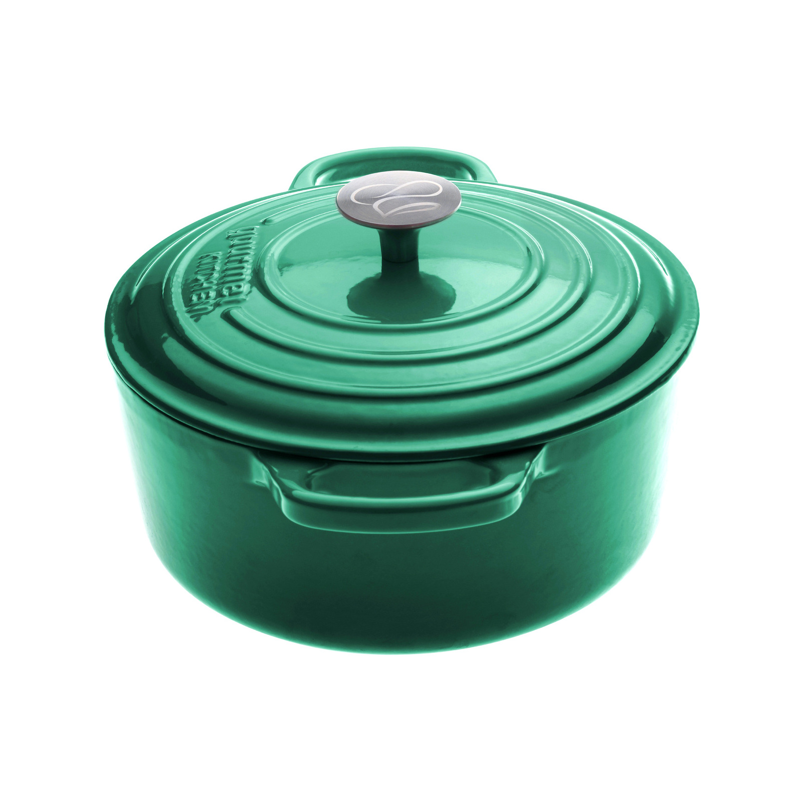 Gourmet Kitchen Cast Iron Casserole 24cm Eden Green Bunnings Australia