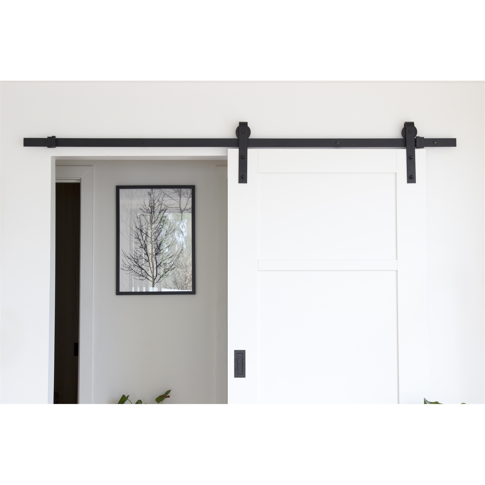 Lockwood 2m Outland Barn Door Track Hardware Kit Bunnings Australia