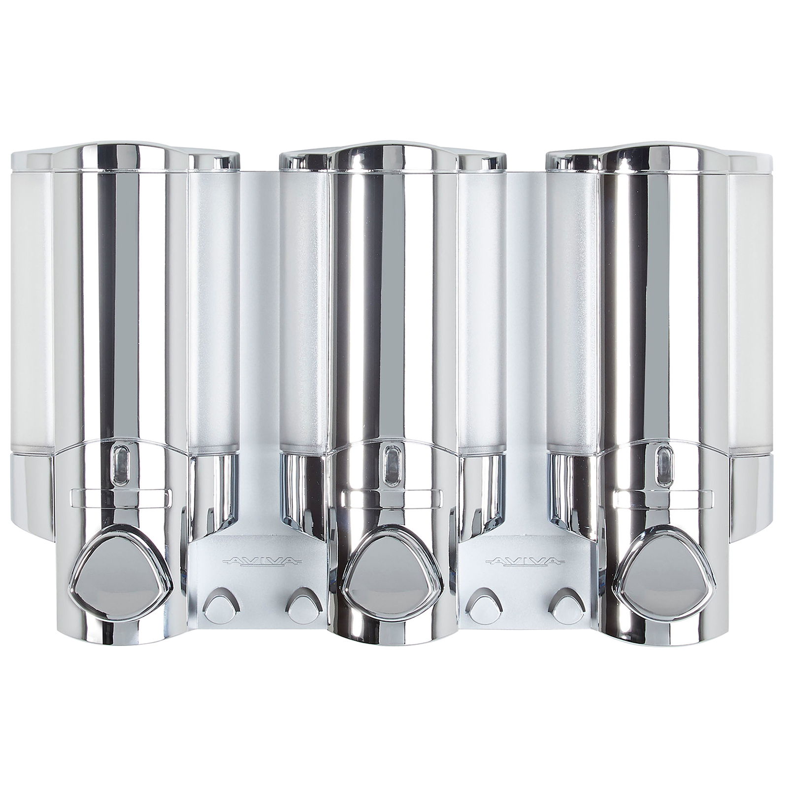 Better Living 300ml Chrome Aviva Triple Chamber Shower Dispenser Bunnings Australia