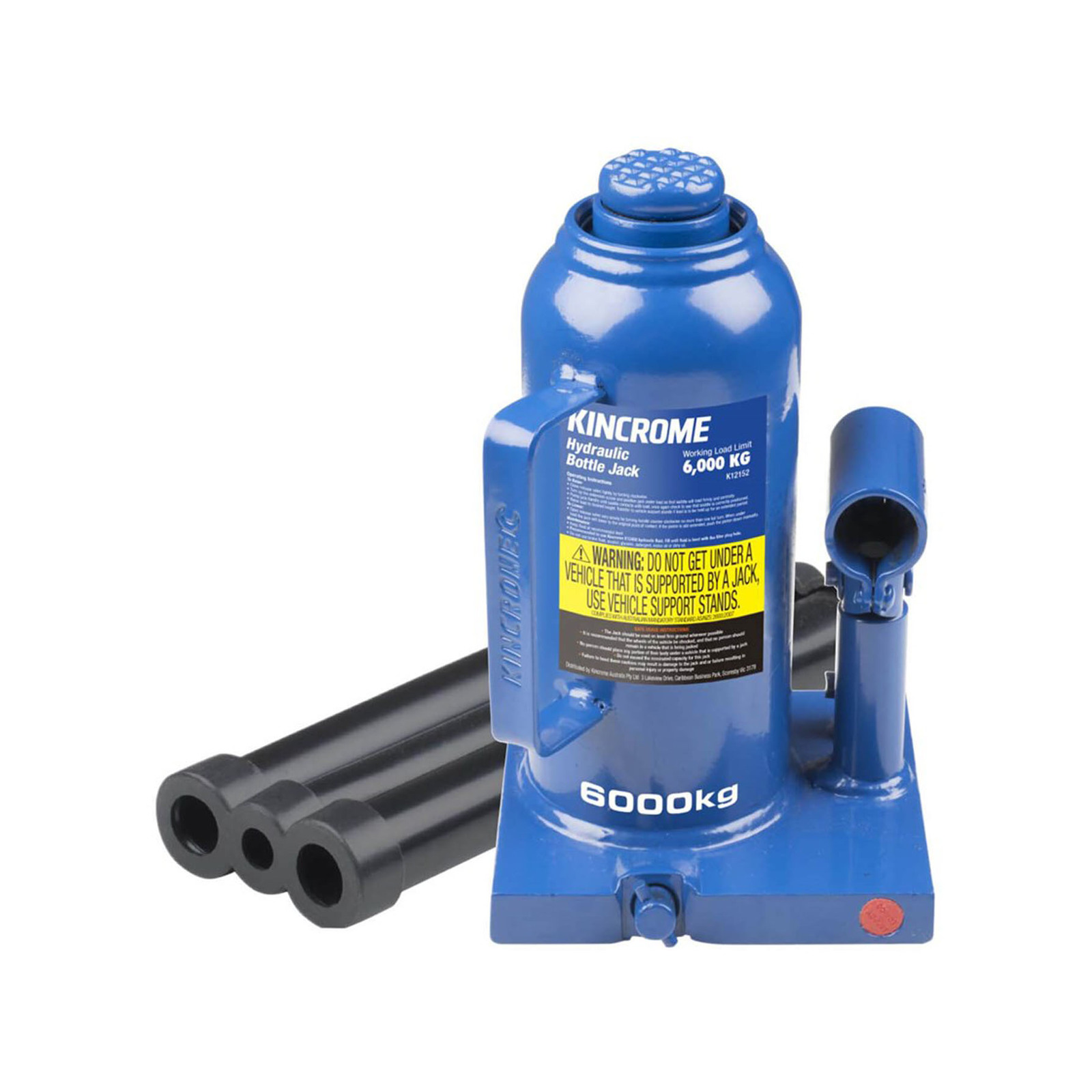 Kincrome 6,000kg Hydraulic Bottle Jack Bunnings Australia