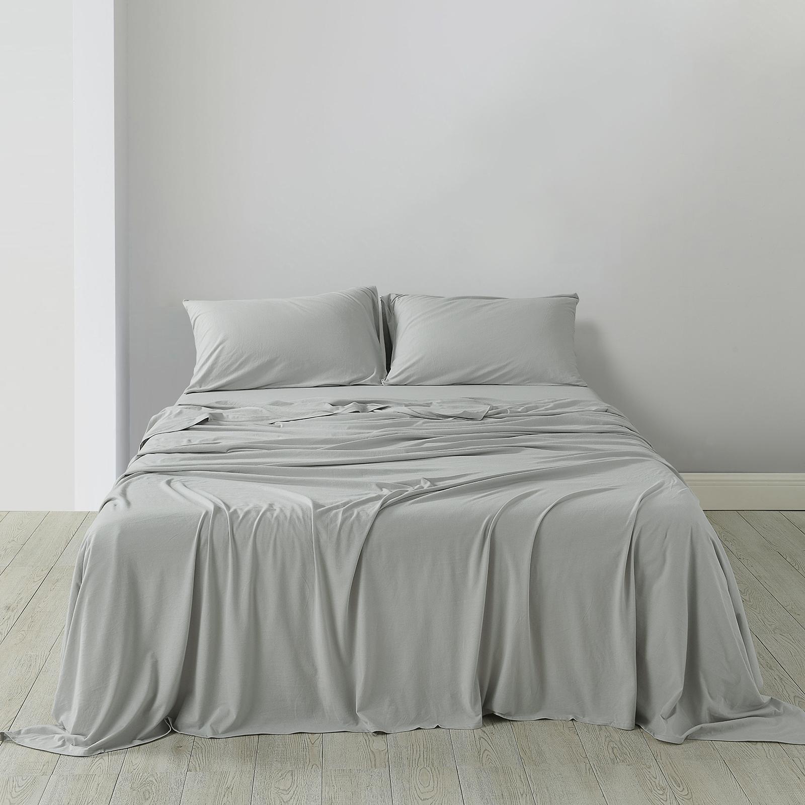 Royal Comfort 100 Jersey Cotton 4 Piece Sheet Set Bunnings Australia