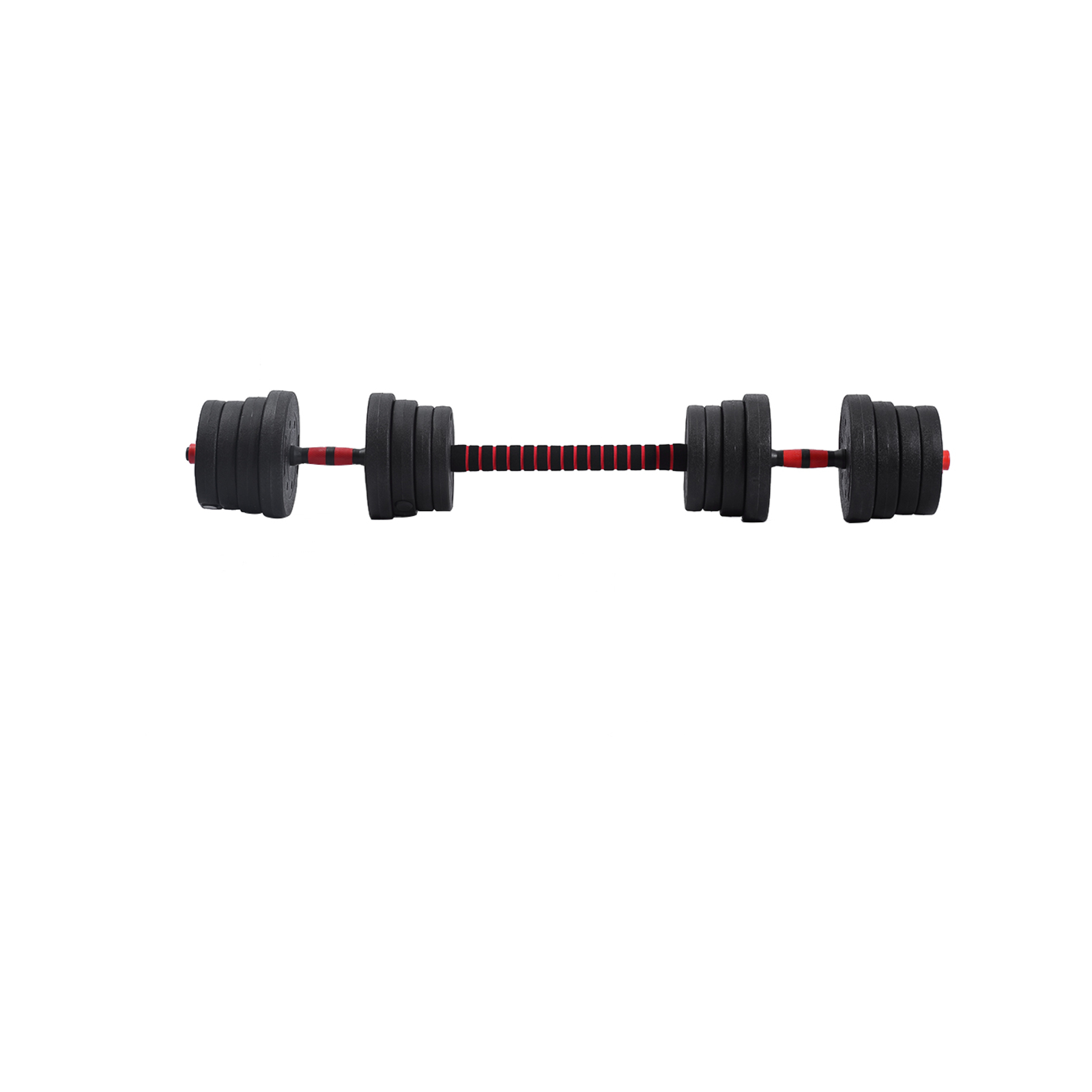 Centra Dumbbells Barbell Set 30KG Adjustable Weight Plates Home Gym
