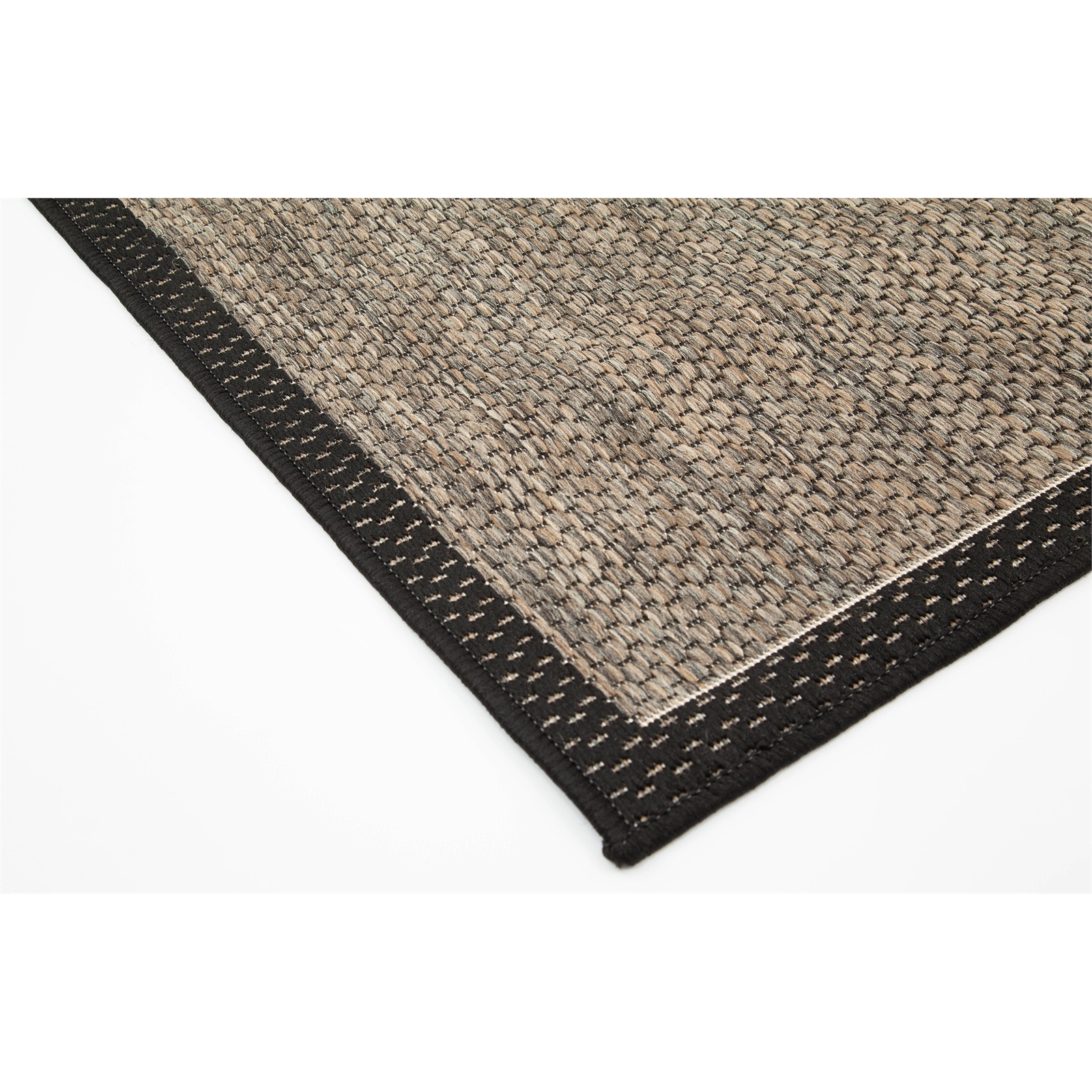 Hufflett 160 x 230cm Grey Polypropylene Ceduna Windows Flat Weave Rug Bunnings Australia