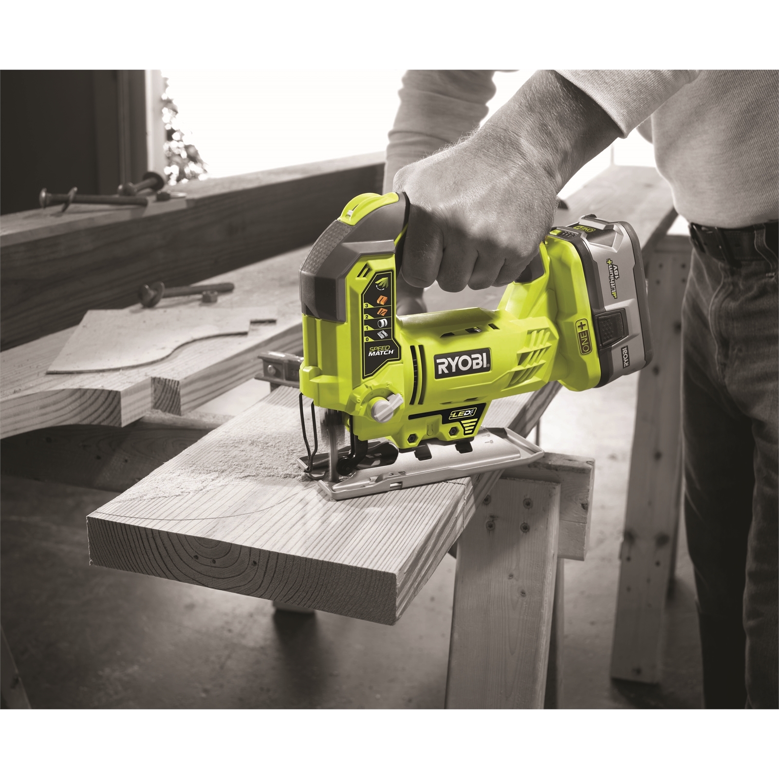 Ryobi One+ 18V Cordless Jigsaw Skin Only Bunnings Australia