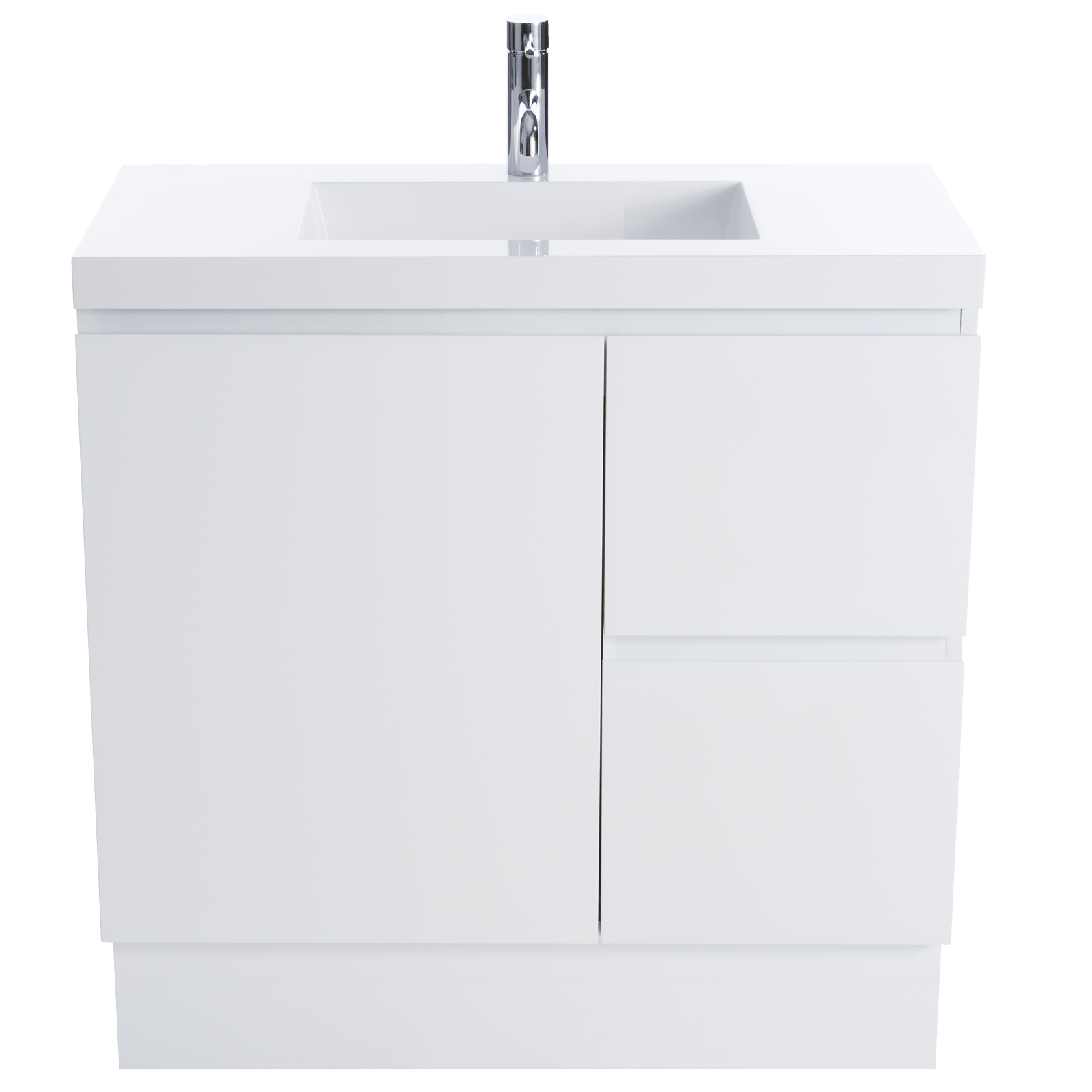 Cibo Design 750mm White Function Slimline Vanity Bunnings Australia