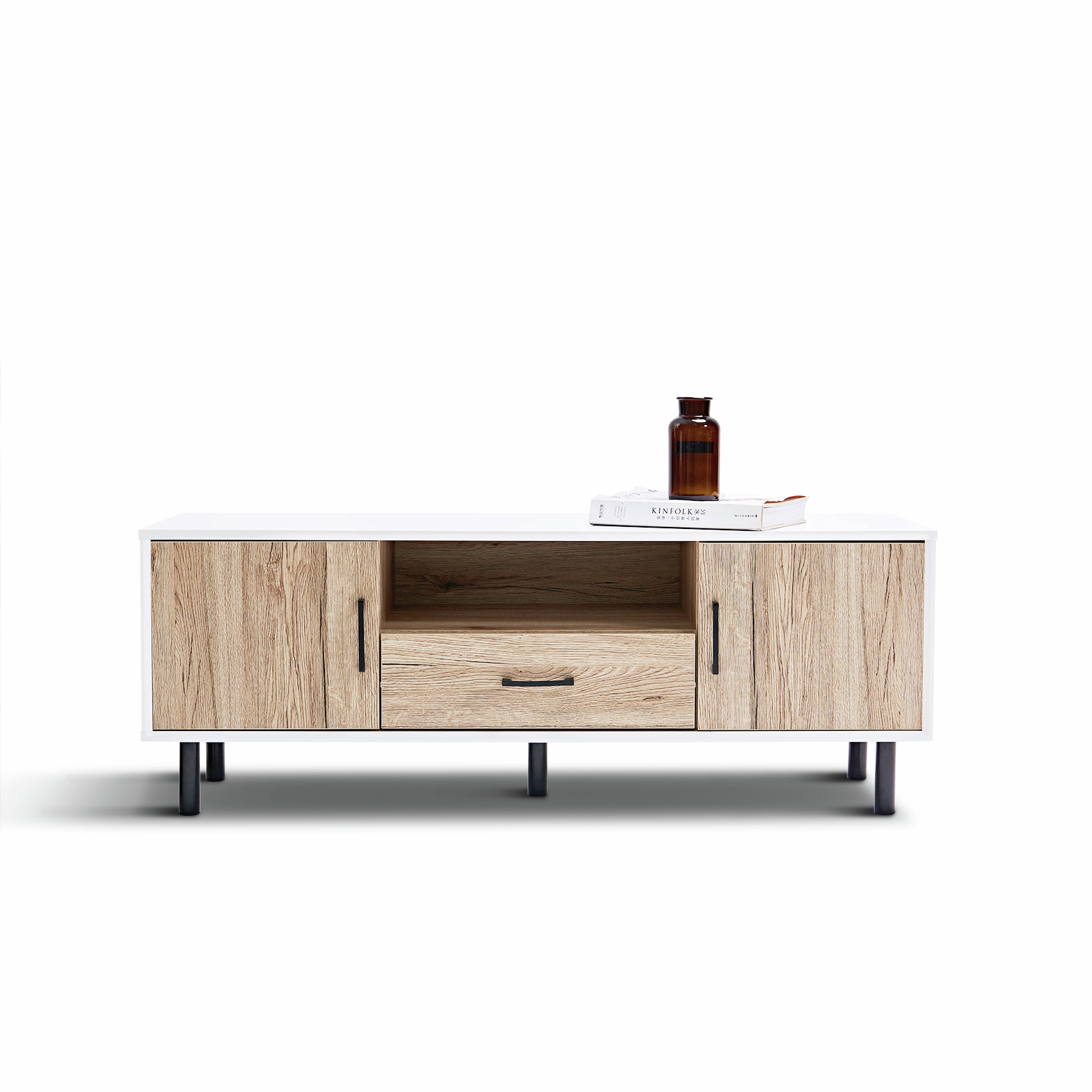 Bellini Oak TV Stand Enterainment Unit Bunnings Australia