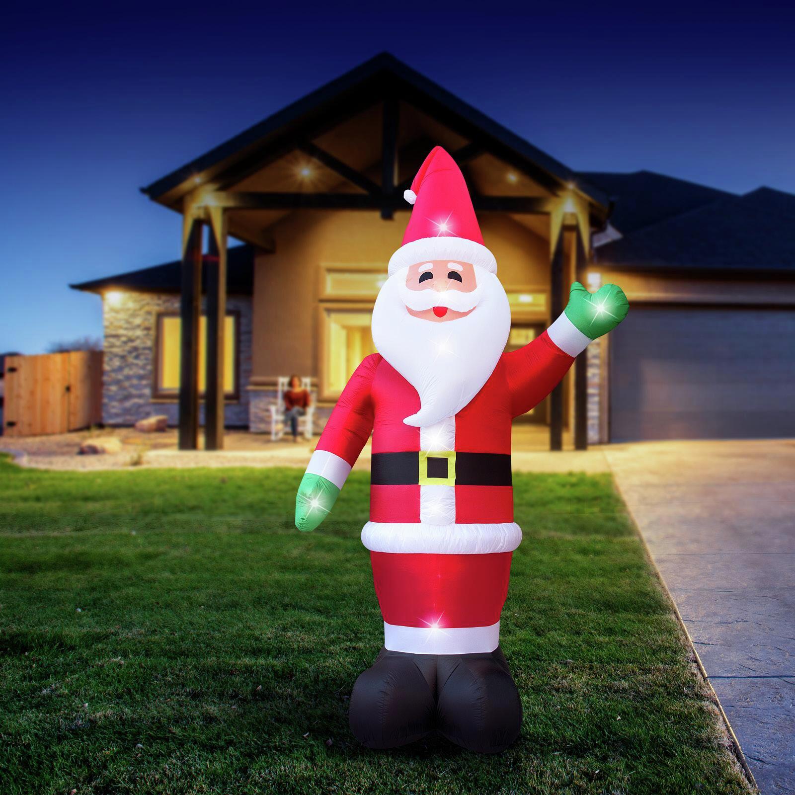 Arlec 6m Low Voltage Inflatable Greeting Santa Bunnings