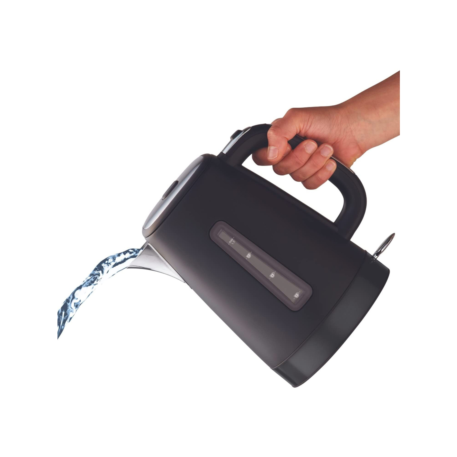 Russell Hobbs Brooklyn Kettle & 4 Slice Toaster Black Combo Bunnings